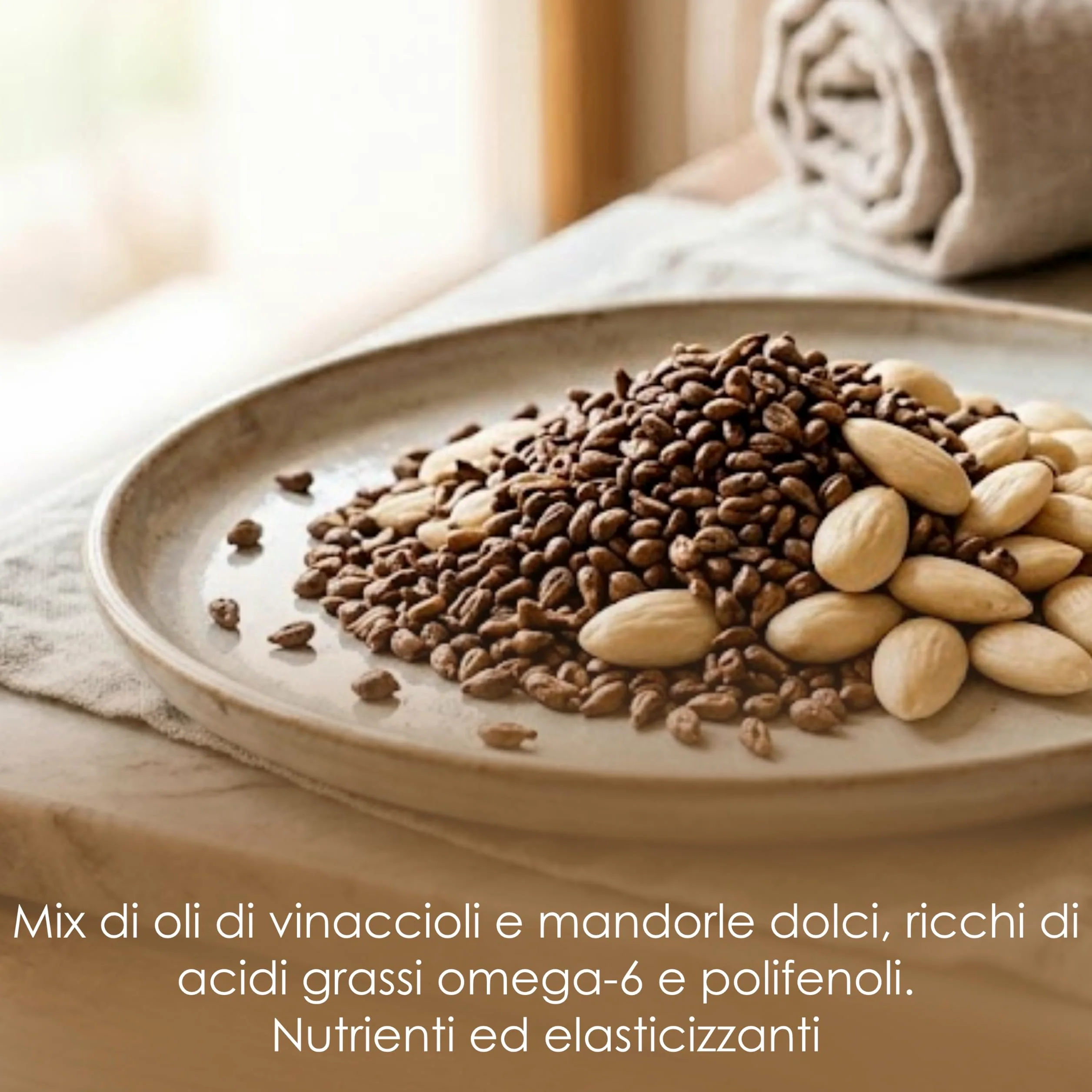 Crema Detergente Struccante Fiori Olivo 200ml | Detergente viso con Olio EVO, Mandorla Dolce e Vinaccioli, deterge e nutre senza alterare la pelle