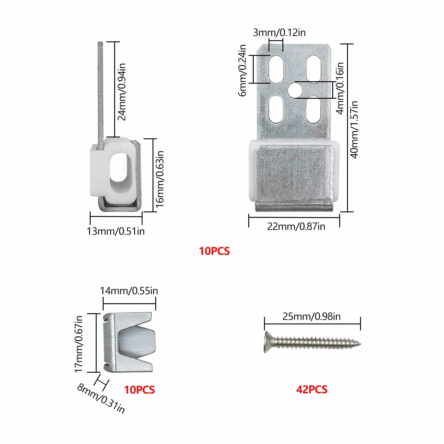 JINTANG 10PCS molla per divano, clip a molla per divani, kit di riparazione per divano