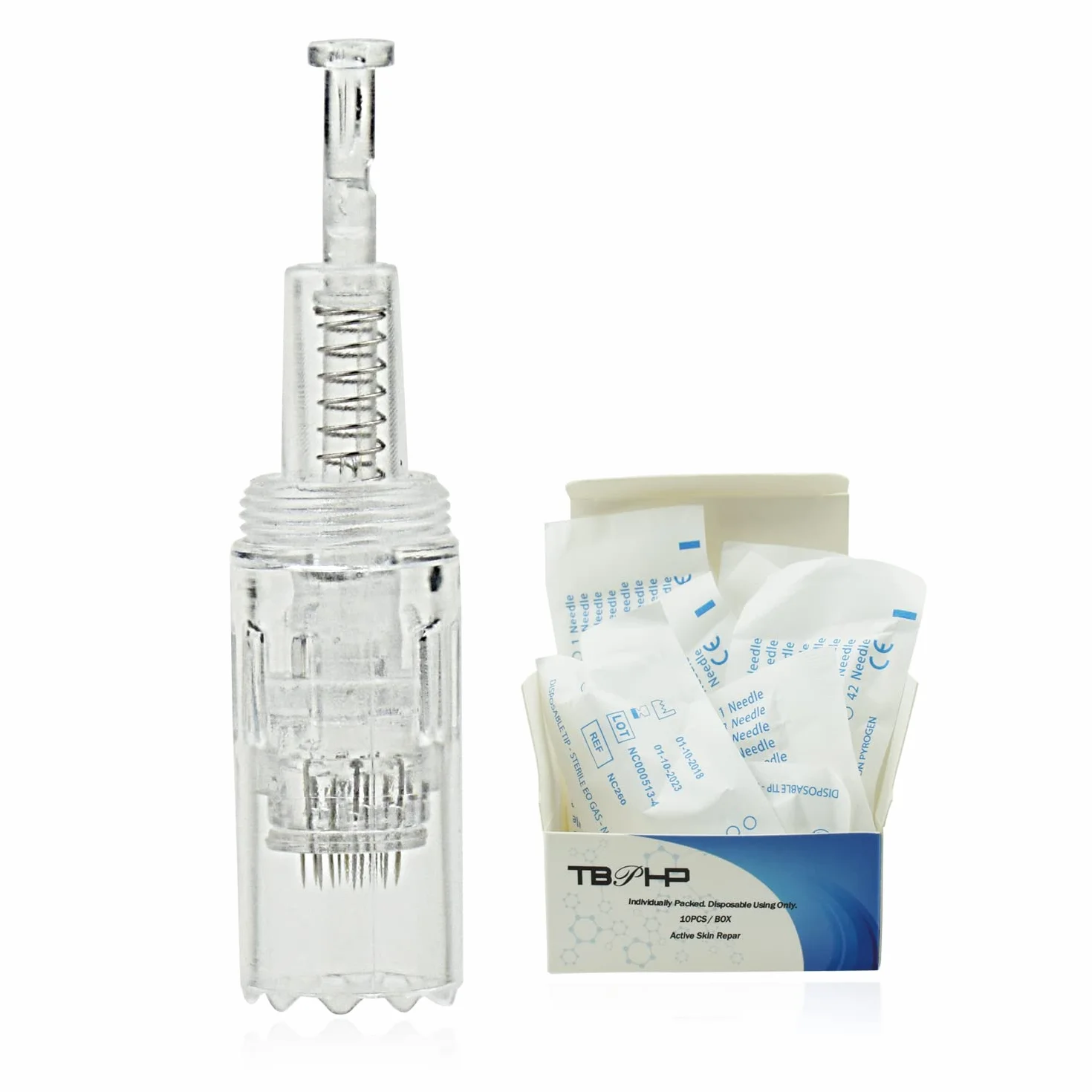 derma pen 12 aghi Replacement Parts Cartridges For Professional M1/P20RL/P10/P20 Derma Penna (Fessura del filo 10 pcs/scatola)