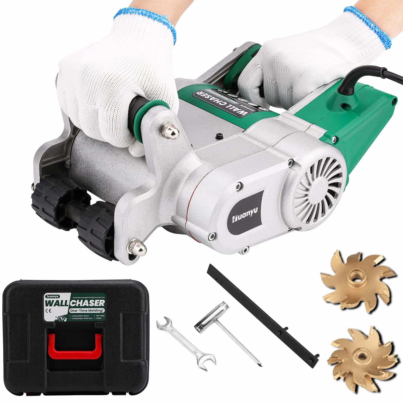 Huanyu elettrico muro Chaser 4800W taglio macchina infrarossi lega di magnesio per cemento mattoni marmo