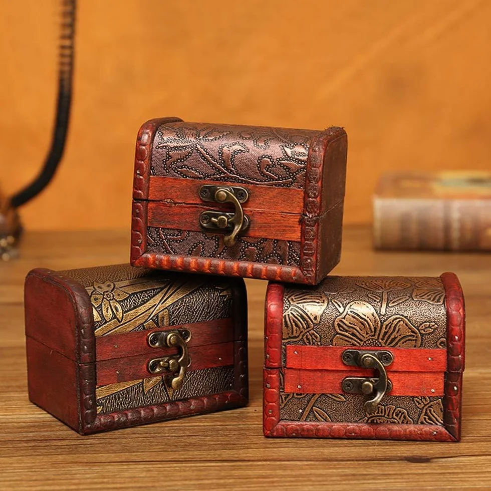 Gancio Destro con Viti in Antico Bronzo Fermaglio a Gancio per Decorazione Borsa Hasp per Jewelry Box