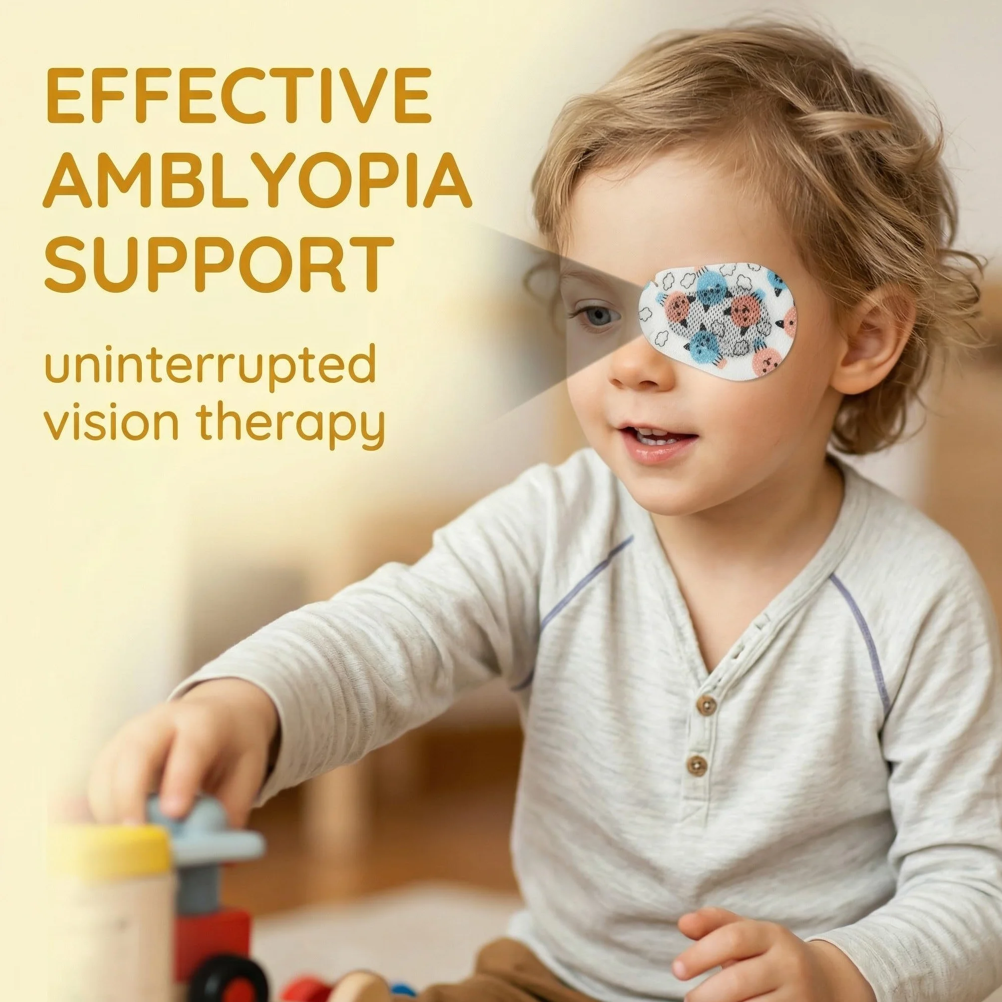 24 Pezzi Cerotti Adesivi per Occhi, Bende Oculari per Bambini, Bende per Gli Occhi, 8 Stili, Traspiranti, Blocco Della Luce, per Bambini e Adulti