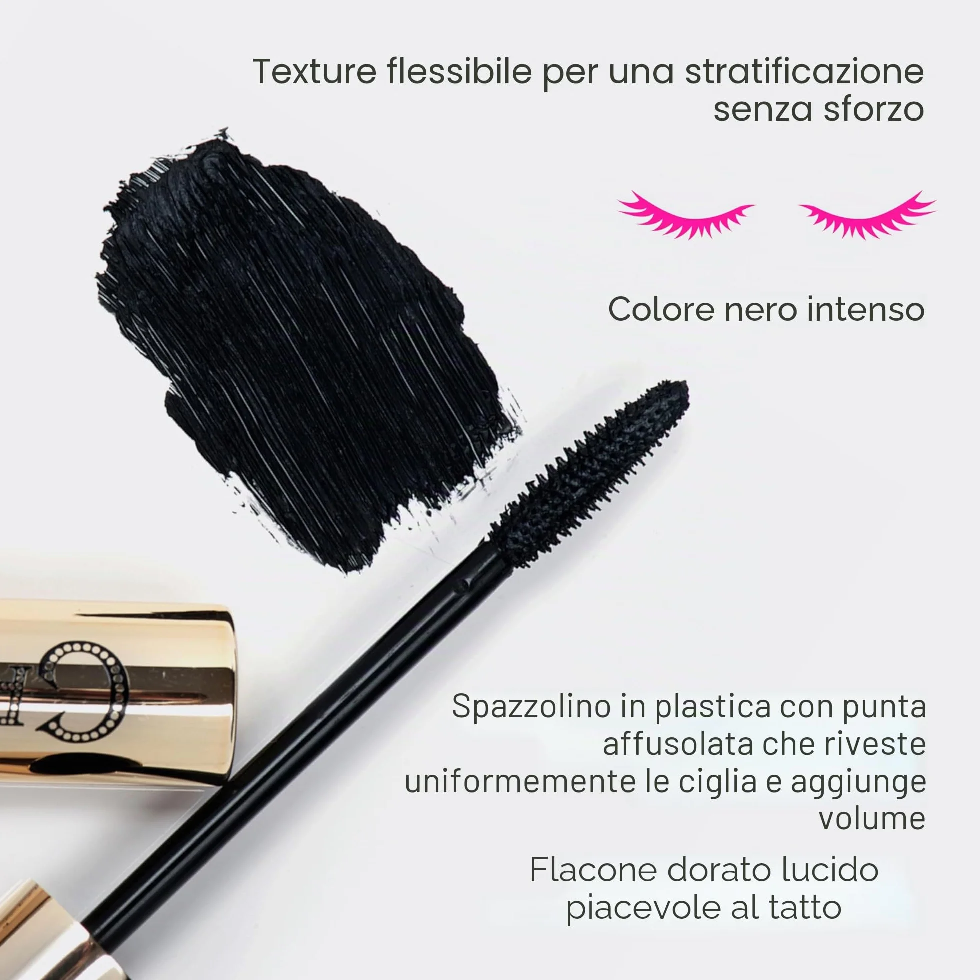 VIVIENNE SABO Artistic Volume Mascara 9 ml | Cabaret Premiere | Colore Nero | Per uno Sguardo Seducente e Irresistibile con Effetto Wow | Ciglia Perfettamente Separate e Senza Grumi, Lunga Durata