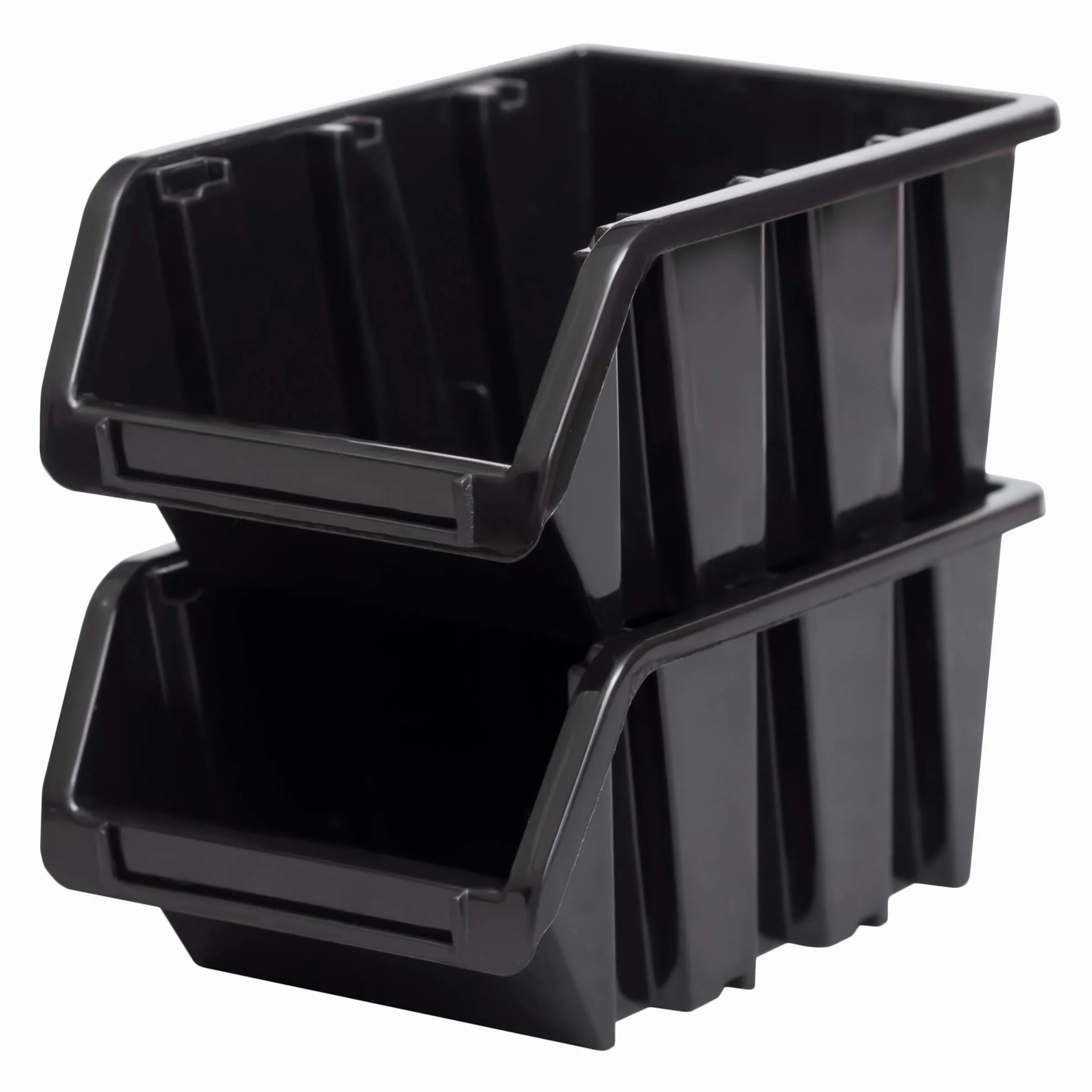 Set 6 pannelli per officina con kit 150 contenitori Inbox misura 1 nero arancione