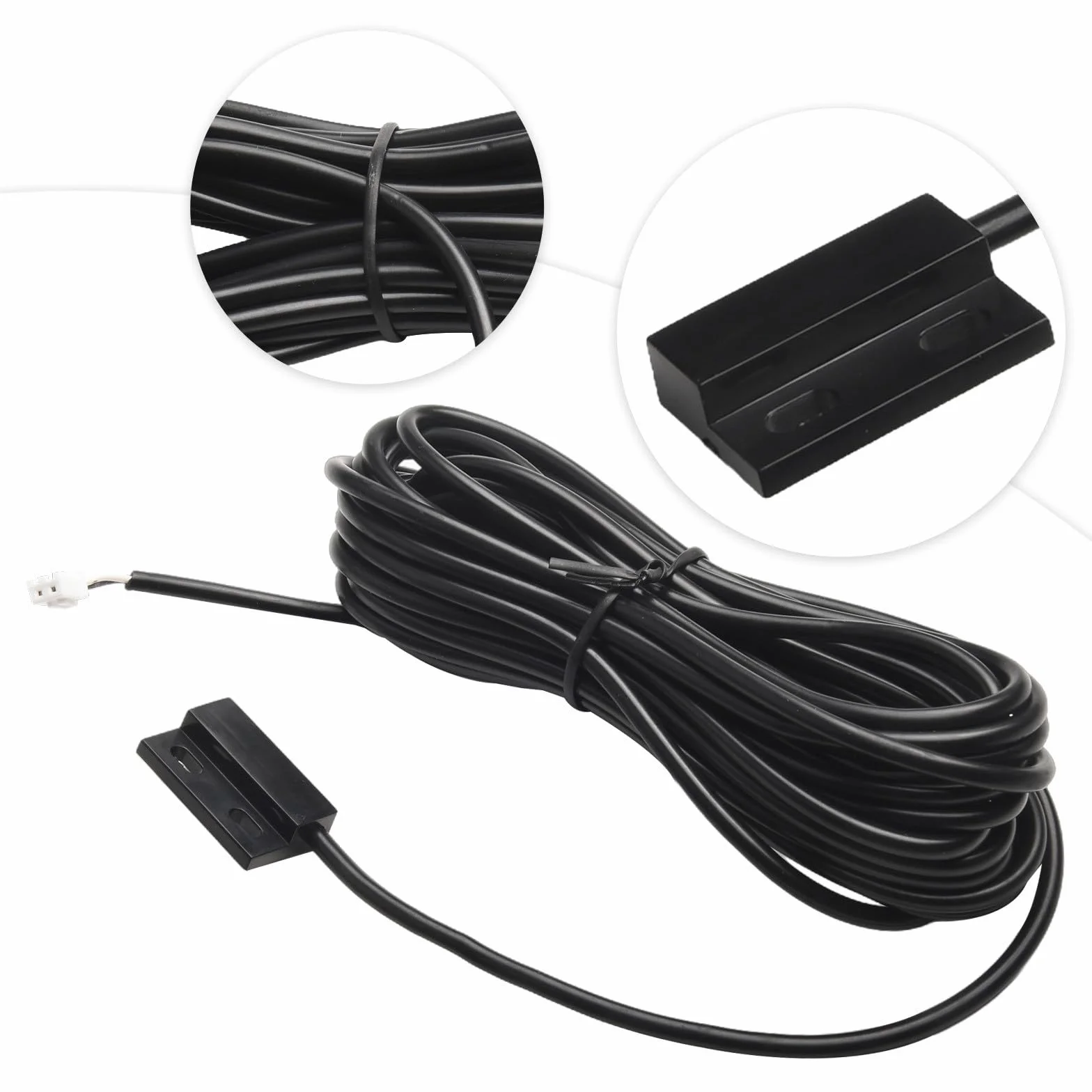 Interruttore magnetico per porte da garage con sensore cablato 5 m NdFeB
