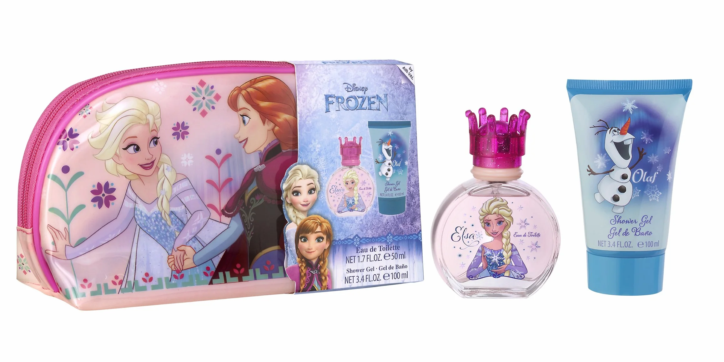Frozen Set di Profumo, Gel Doccia e Portatrucchi - 150 ml