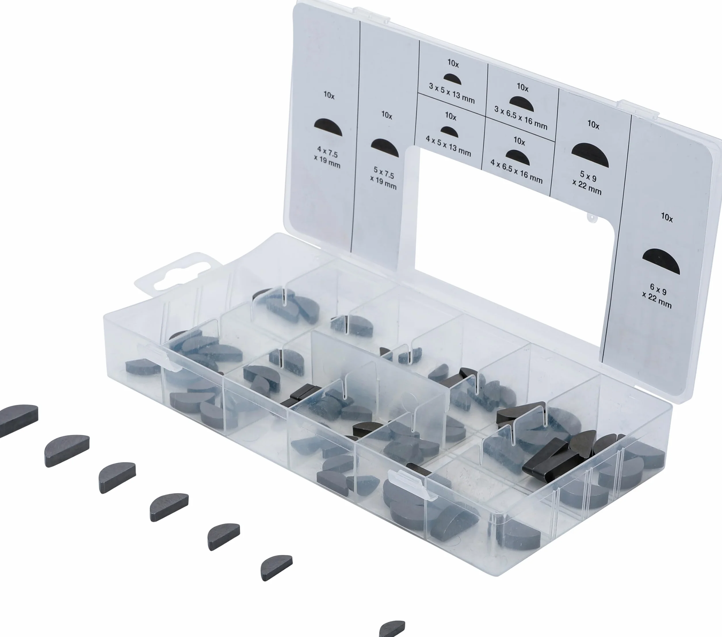BGS 8117 Assortimento di chiavette a disco 80 pz.