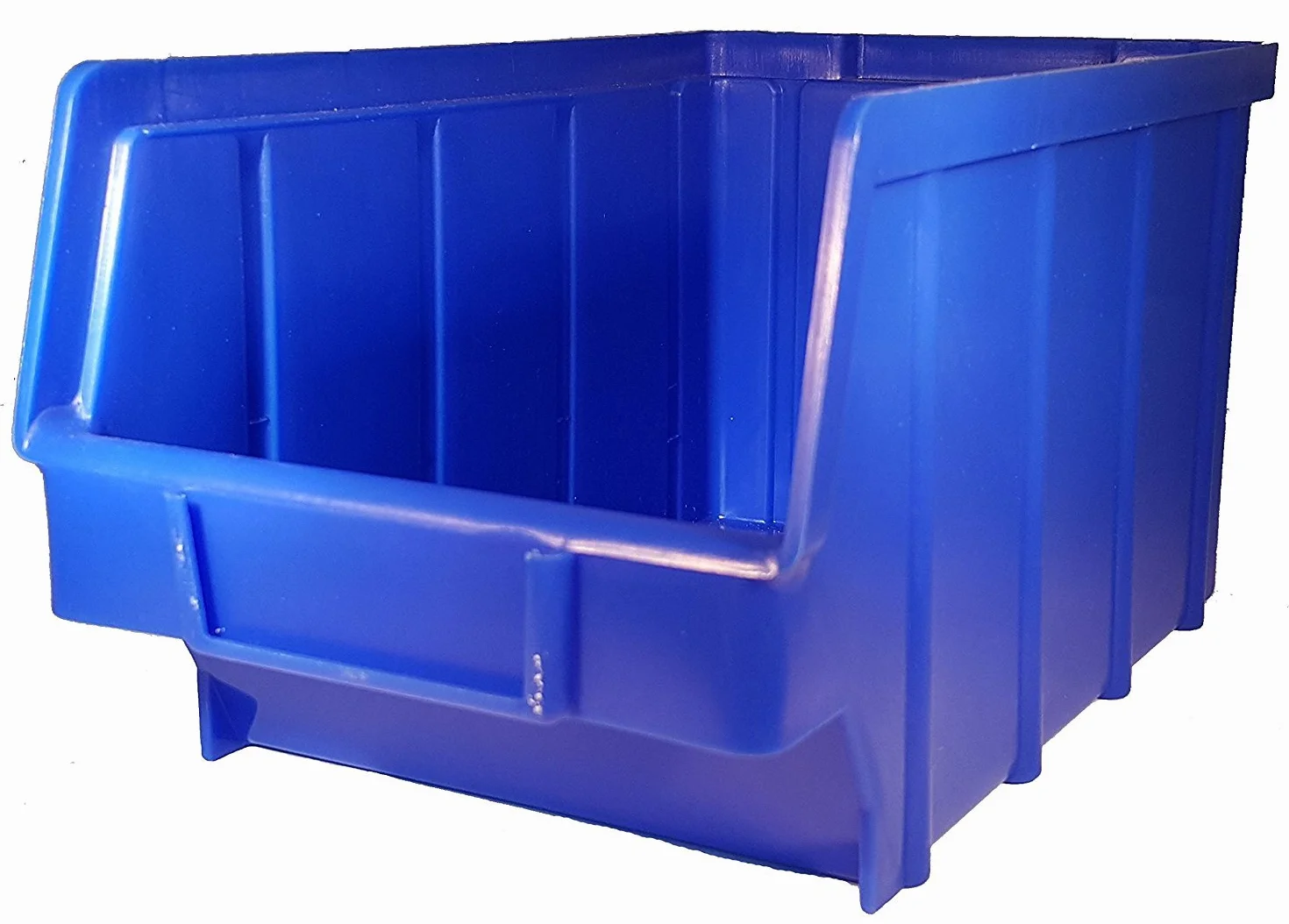 Pugilato Box Impilabili 3 Pezzi Blu 145x248x127 mm Scaffale