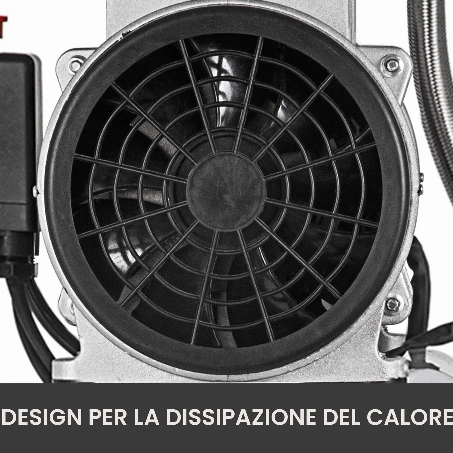 VEVOR Compressore d'Aria Senza Olio Ultra Silenzioso 6,6 Galloni 850 W 48 dB Portatile