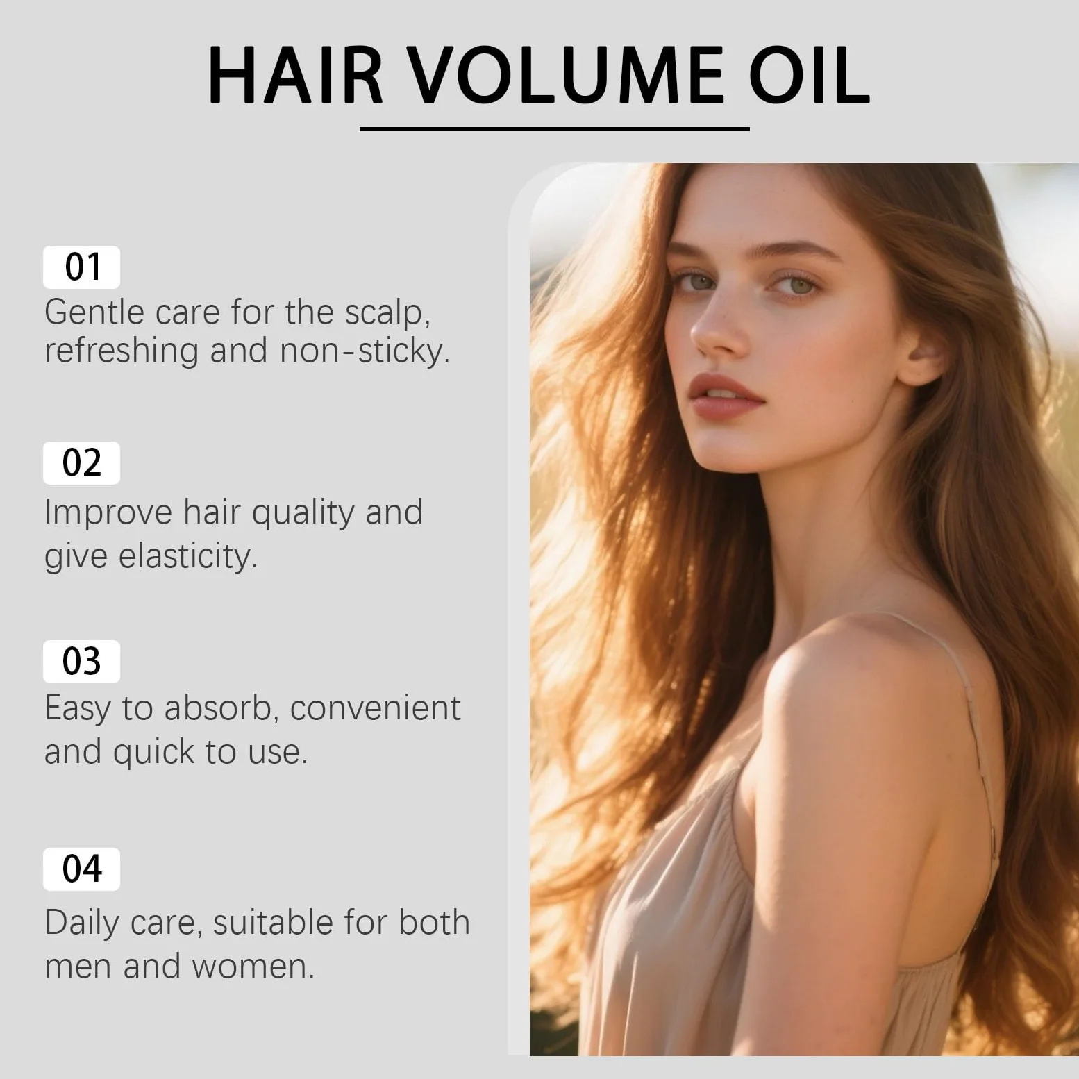 Olio per la crescita dei capelli, olio per massaggio rinforzante del cuoio capelluto, Siero per capelli e cuoio capelluto, Olio per capelli di radice di zenzero, riduce le doppie punte e la secchezza
