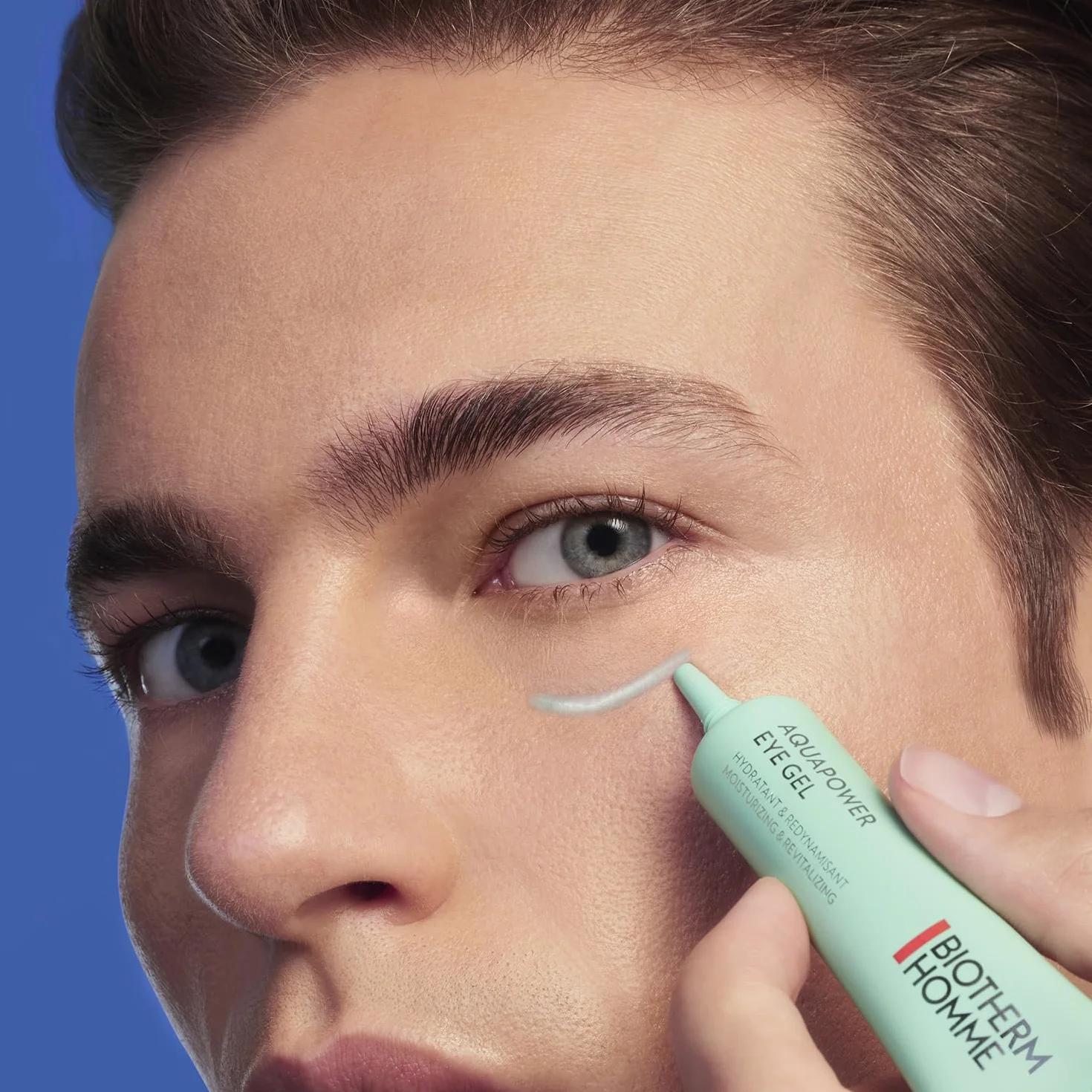 BIOTHERM HOMME Aquapower Eye Gel, Gel Contorno Occhi Uomo, Per Tutti i Tipi di Pelle, Effetto Rinfrescante e Idratante, Riduce le Borse, Arricchito con Caffeina e Life Plankton, 15 ml