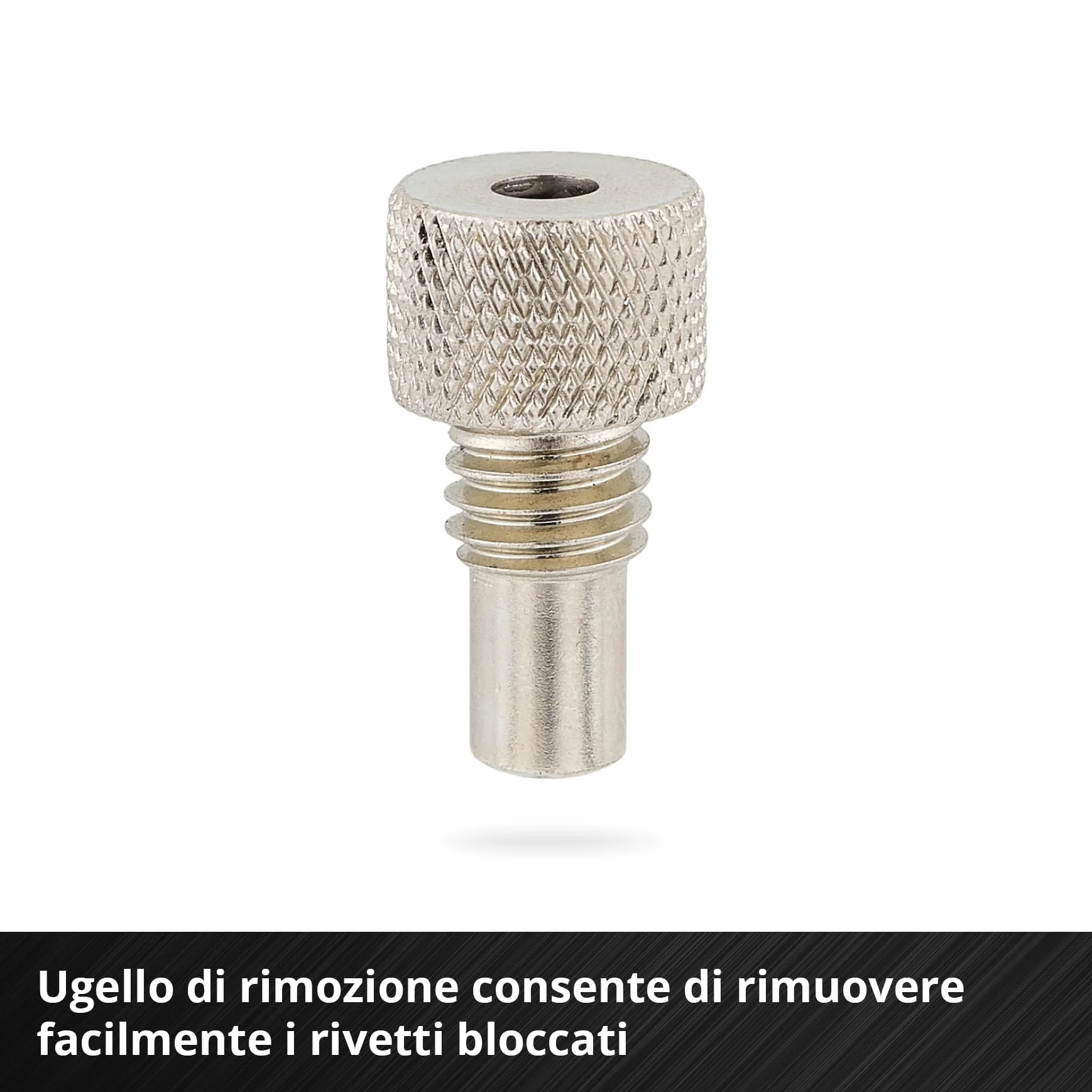 Einhell Pinza Rivettatrice Set 100 Rivetti 4 Ugelli Valigetta
