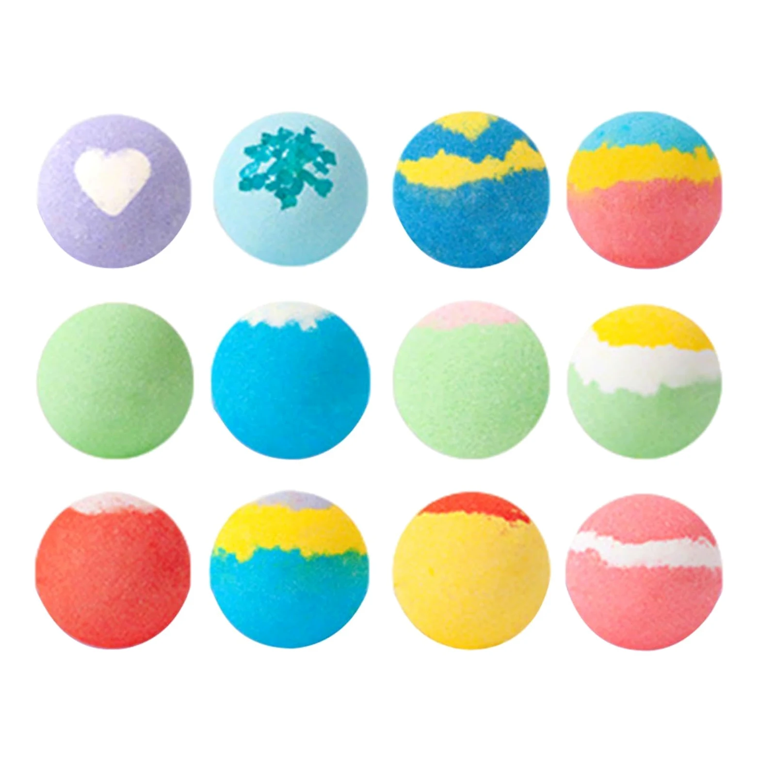 Palline Effervescenti per Bagno | Set da 12 Pezzi di Detergente per il Corpo Artigianale - Set di Bombette Frizzanti per Bambini con Giocattoli,per Bambini Bambine Spa Viaggio Casa Bagno Hotel Relax G