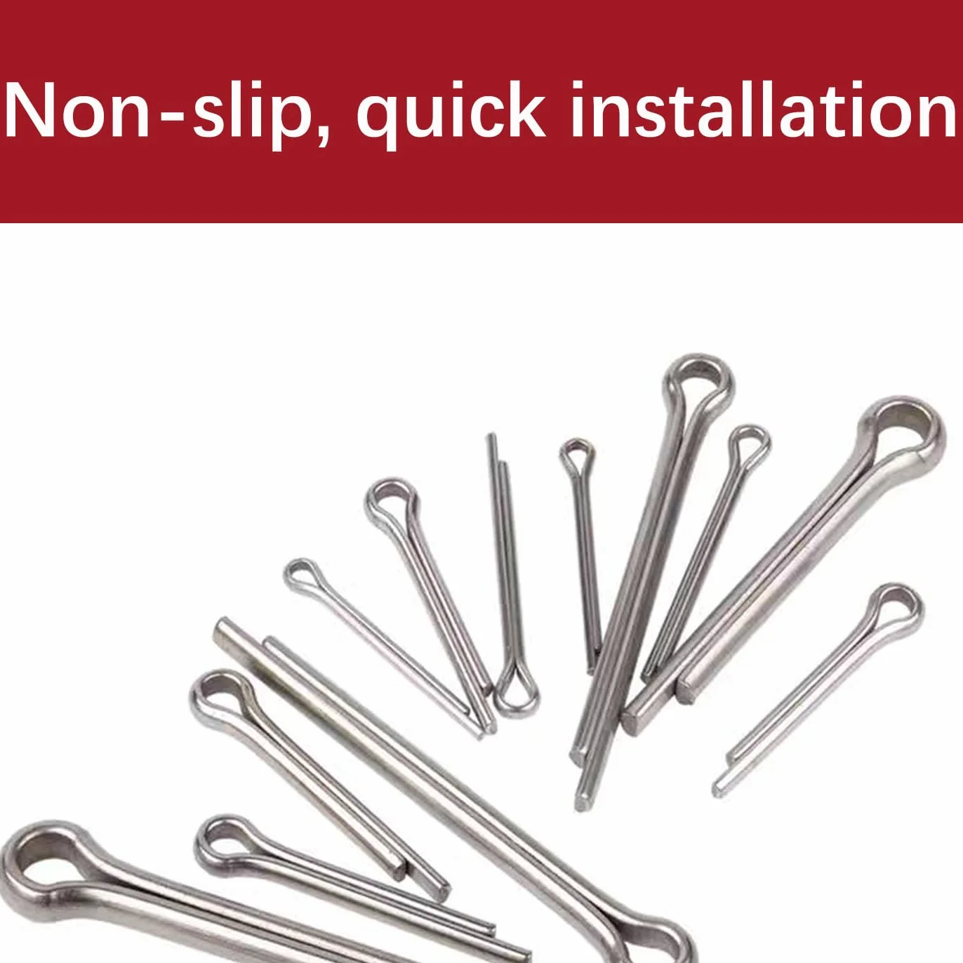 Set Coppiglie in Acciaio Inox 304, 330 Pezzi, M1-M5 per Meccanica