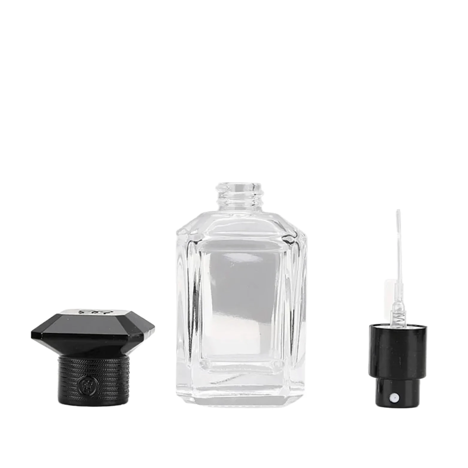 Flacone Spray Vuoto 5 flaconi di profumo vuoti da 30 ml, in vetro, ricaricabili, spray, for cosmetici liquidi, oli essenziali, campioni, contenitori for profumi