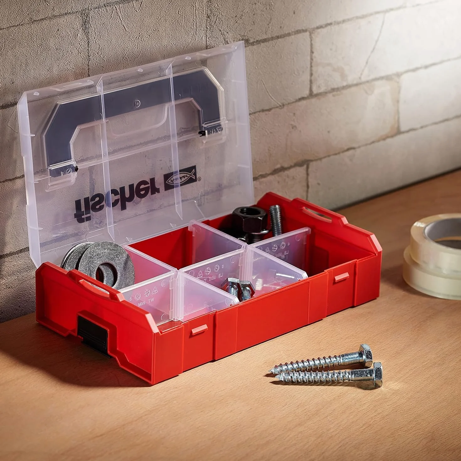 Fischer FixTainer DuoPower valigetta assortimento tasselli e viti kit fissaggio 210 pezzi 6x30 8x40 10x50 mm