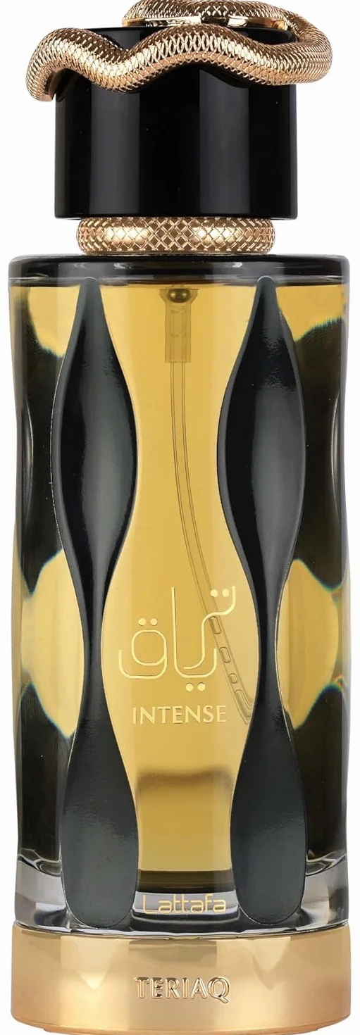 Lattafa Teriaq Intense Eau de Parfum Spray for Unisex, 3.4 Ounce