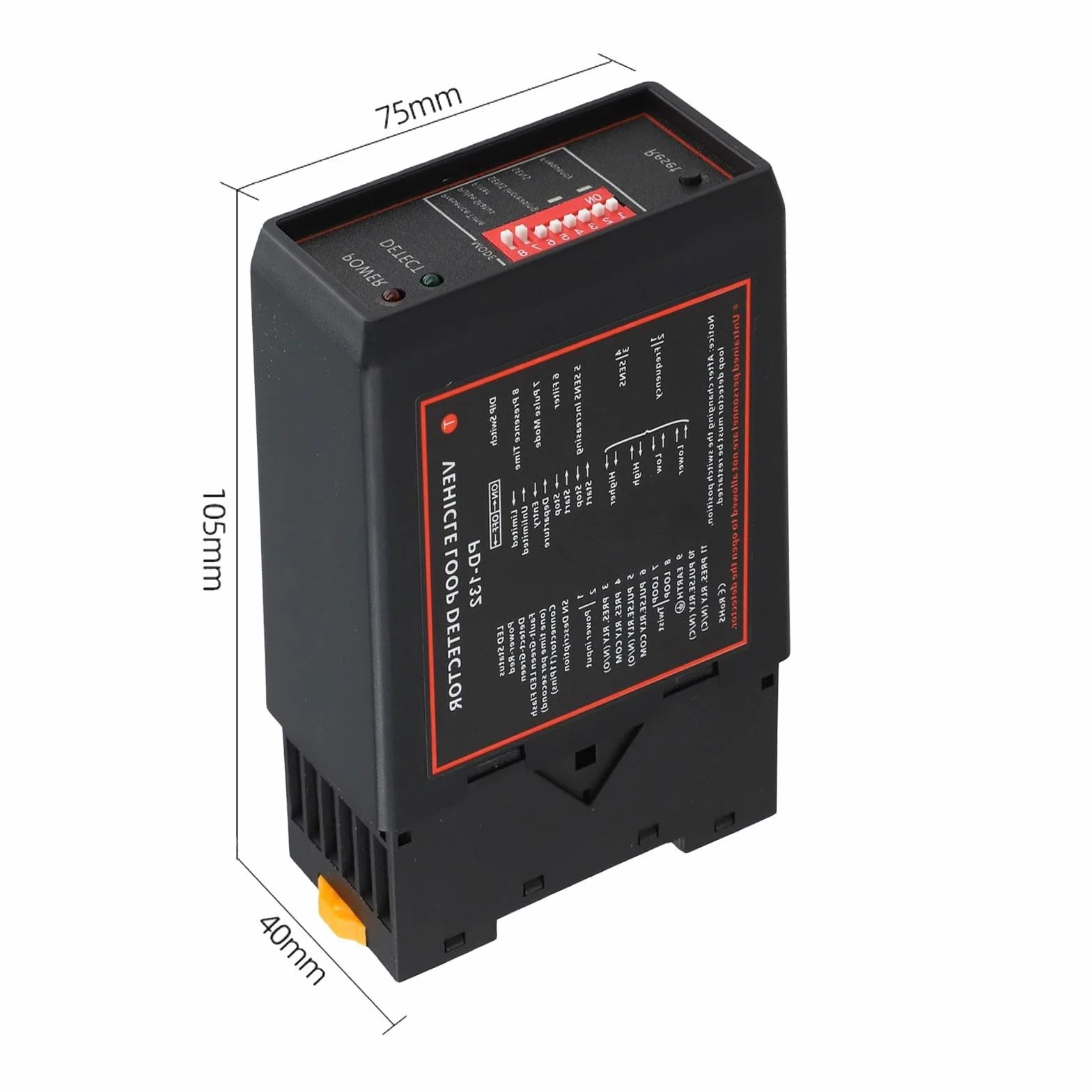 Sensore di circuito induttivo a canale singolo DC12V/24V per barriera di parcheggio automatica ACCESS nero