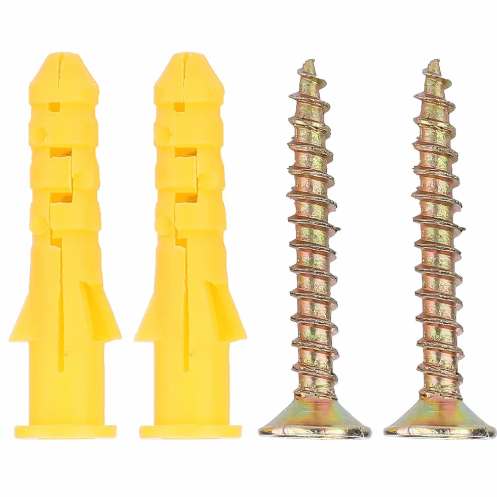 Kit Hardware Auto Tocco Spina Parete Espansione Ancora Plastica Φ6mm 50 pezzi Cemento Mattoni