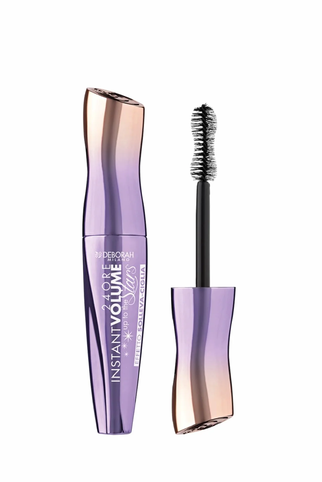 Deborah Milano - Set Make Up con Gioiello, Include Mascara Volumizzante Instant Maxi Volume Up to the Stars, Matita Kajal Nera Velvet Mat, Collana Punto Luce Morellato Donna in Acciaio Inossidabile