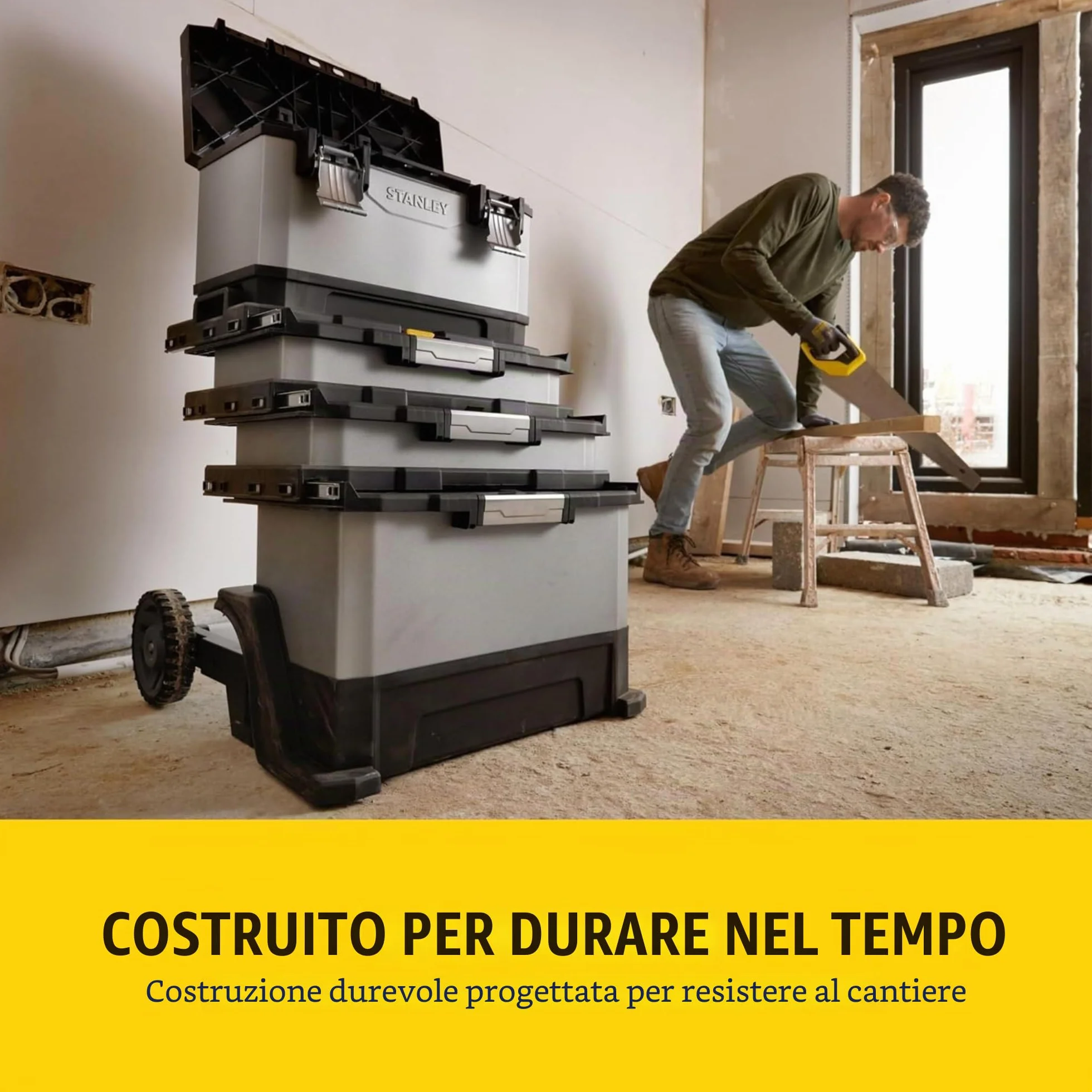 STANLEY FATMAX Carrello Porta Utensili 56.8 x 89.3 x 38.9 cm 1-95-622