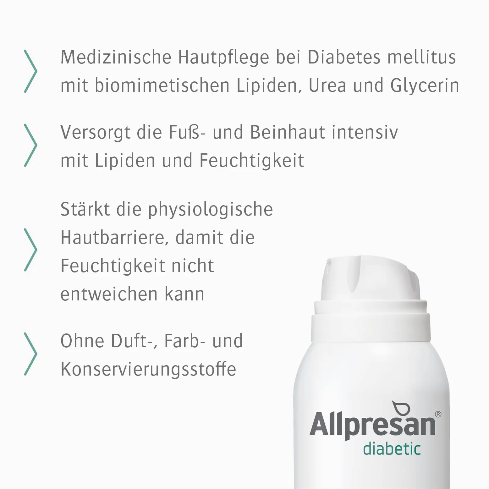 Allpresan Diabetic Repair - Crema schiuma per la cura dei piedi con urea, per diabete mellito, per piedi molto secchi e screpolati, 200 ml (confezione da 2)