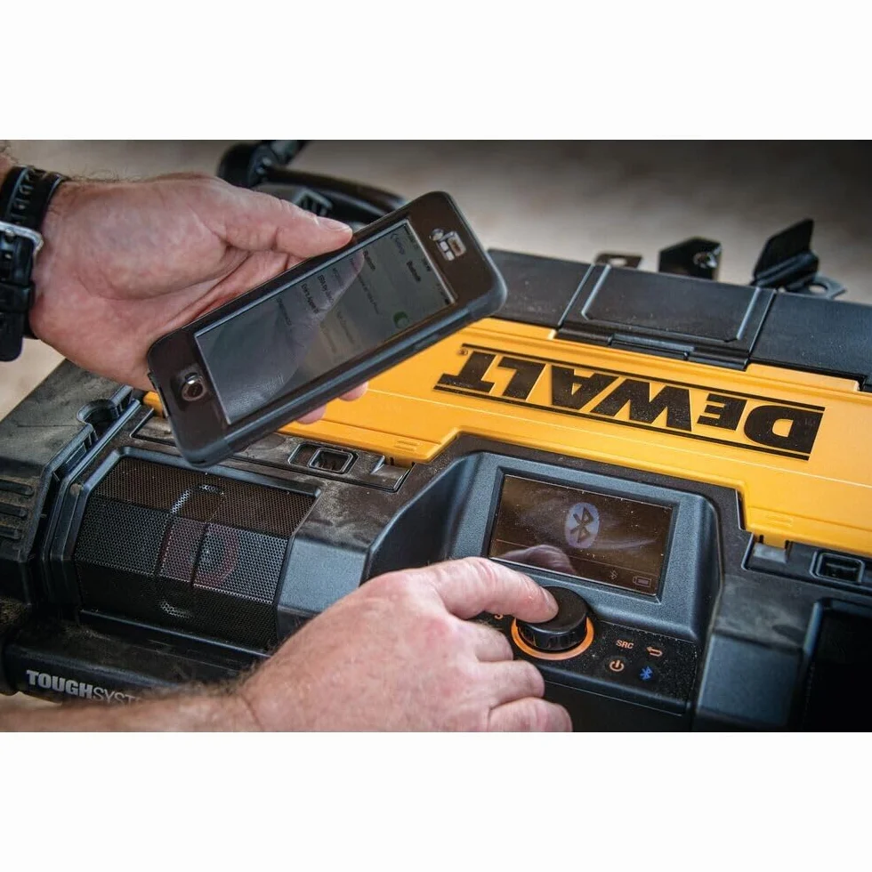 DeWalt Tough System Radio Ds280 Unità Radio Caricabatteria Xr, Am/Fm/Dab, Ip54, Carica Usb