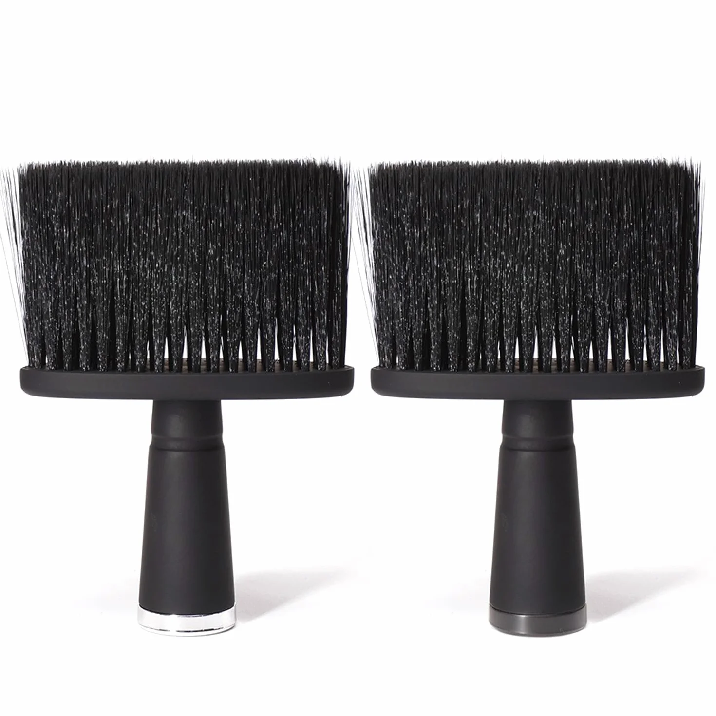 2 spazzole per la pulizia dei capelli rotti, parrucchiere, spazzola per il collo, unisex, accessorio per parrucchiere, adatto per la pulizia di capelli rotti, barba, lanugine del viso