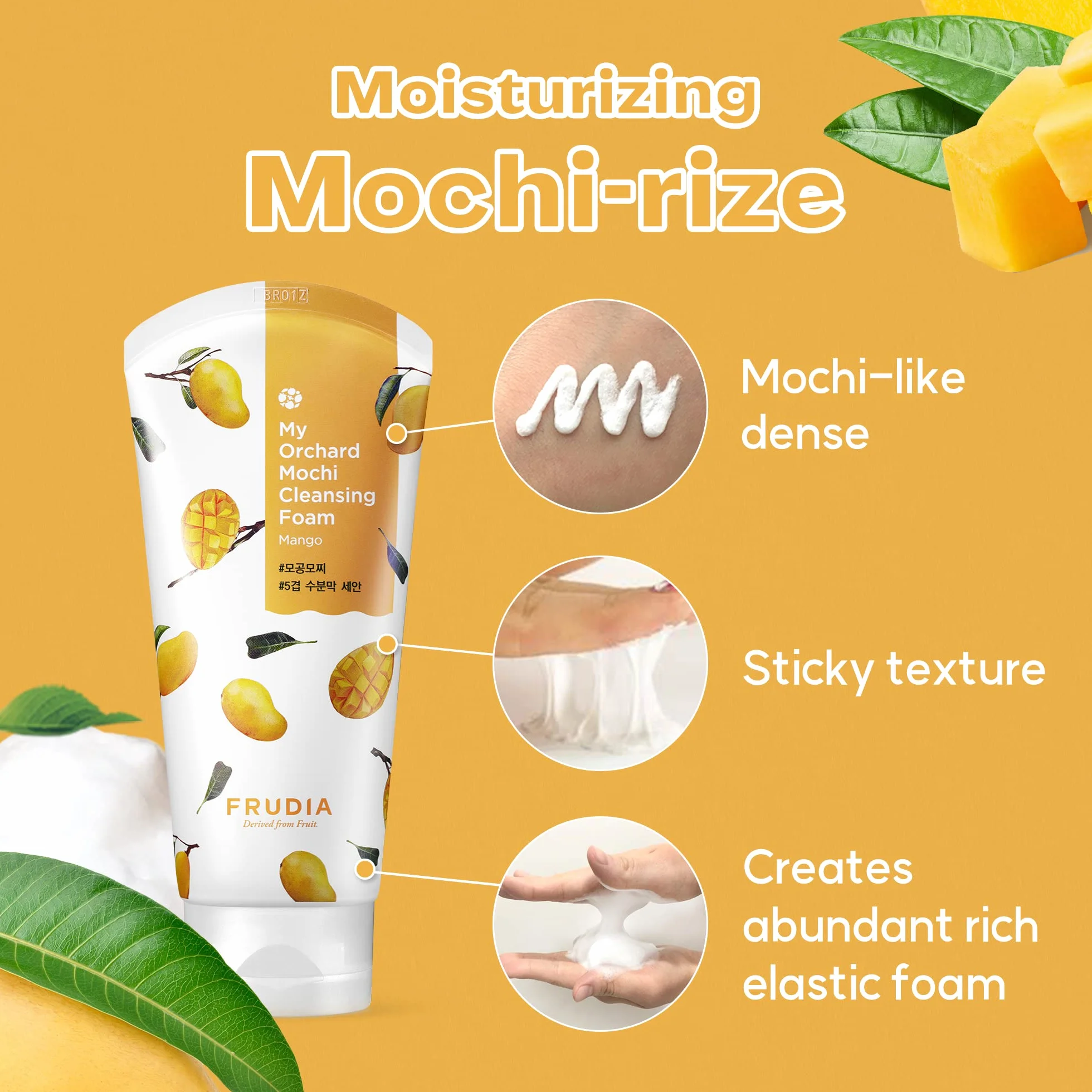 My Orchard Mochi Cleansing Foam Mango