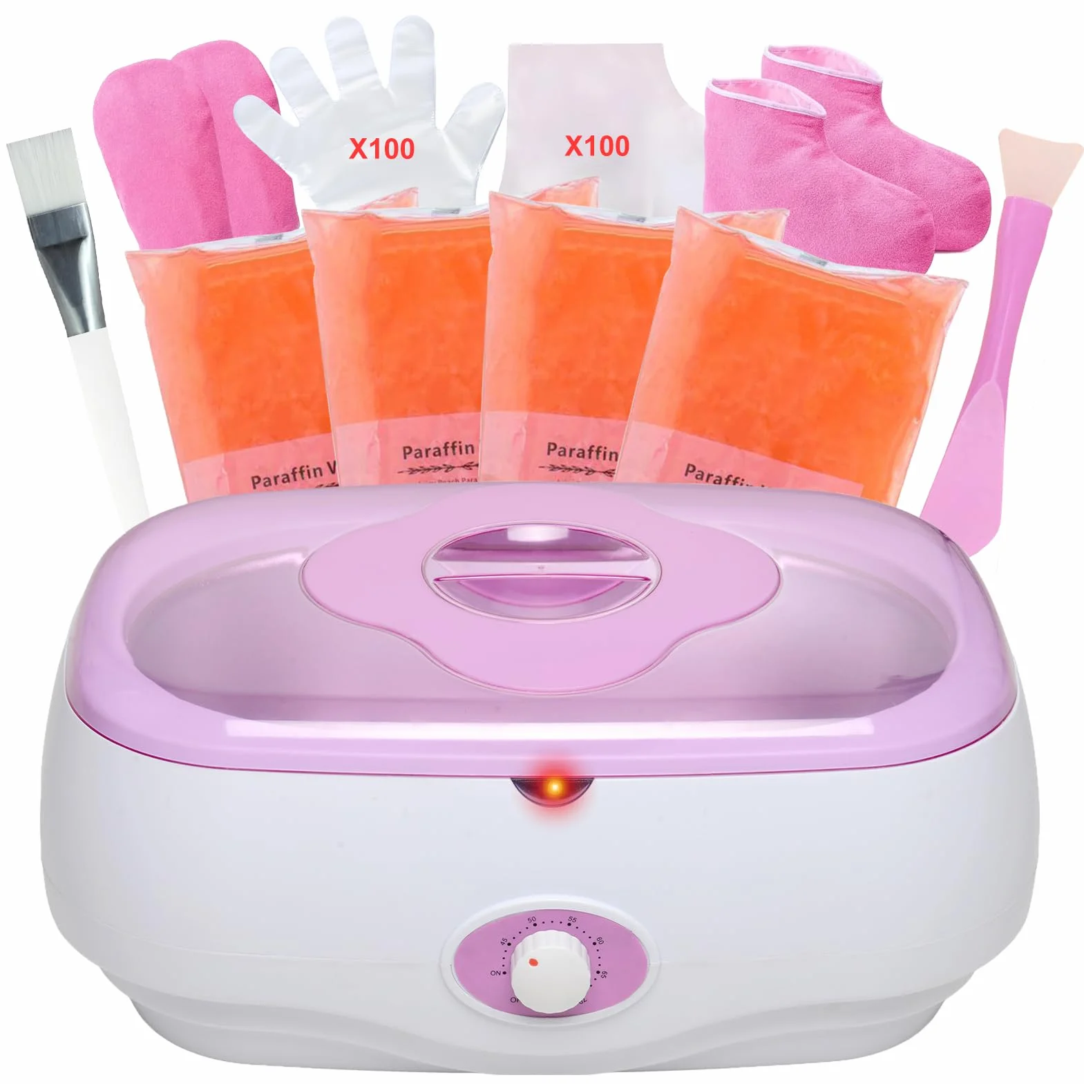 Macchina per cera di paraffina per mani e piedi, grande capacità, 5000 ml, rapida fusione della cera, controllo intelligente della temperatura, trattamento spa idratante e idratante