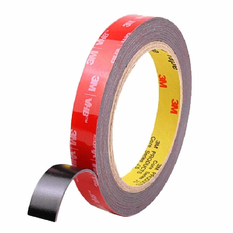 3M VHB 5952 Nastro Biadesivo Extra Forte Impermeabile Alta Temperatura 12 mm x 4,6 m LED