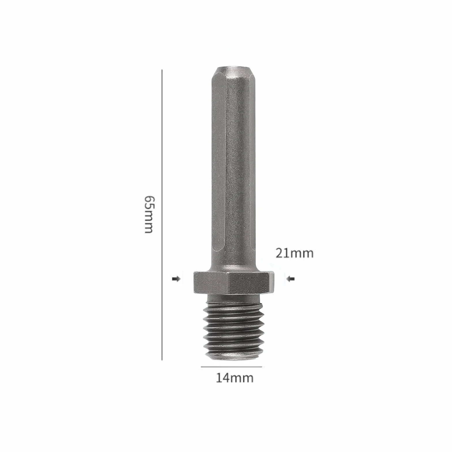 Adattatori M14 Filettatura Esterna per Punte Diamantate Triangle Esagonali 2 Pezzi