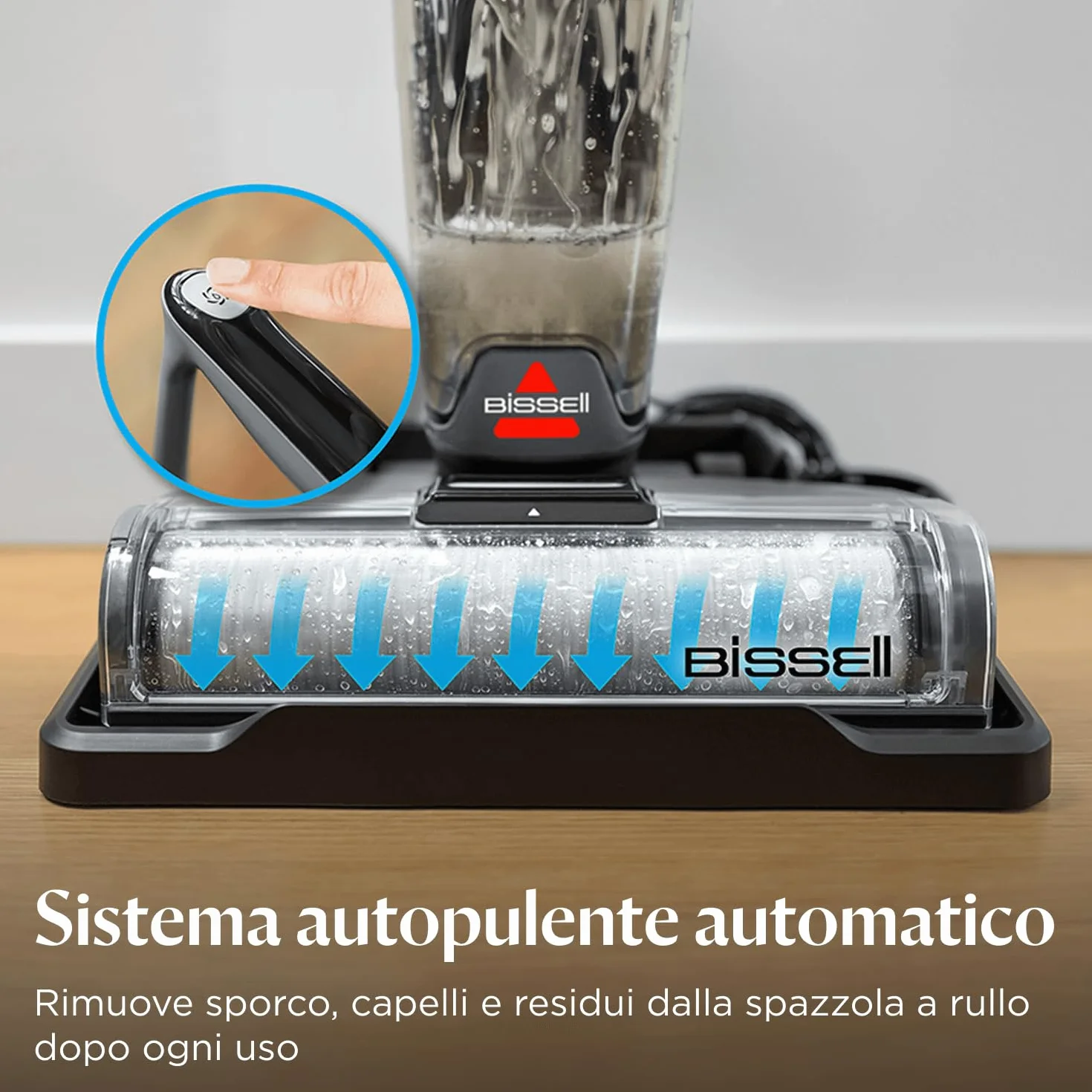 Bissell CrossWave OmniForce 3912N Aspirapolvere Senza Fili Aspira e Lava 240m²