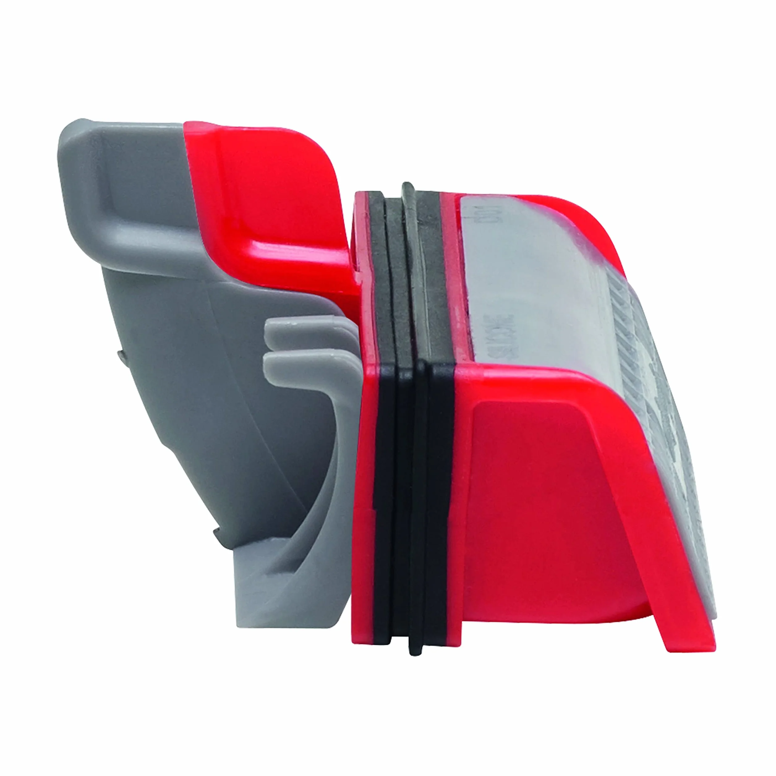 Wirquin Membrana Slim+ con filtro per capelli rimovibile per scarico doccia rosso e grigio