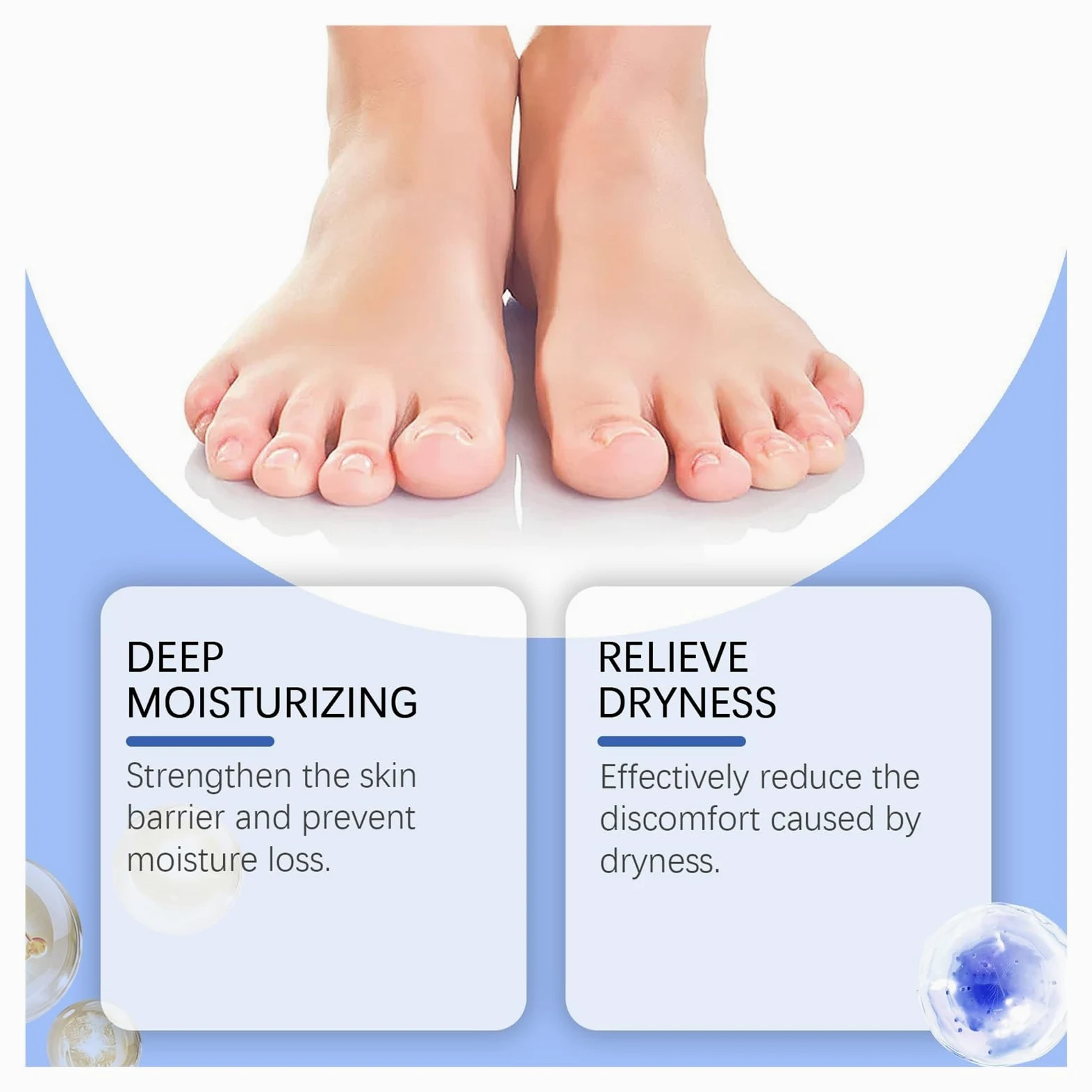 Crema for la cura delle mani e dei piedi 30g | Idratare e nutrire la pelle.(3pcs)