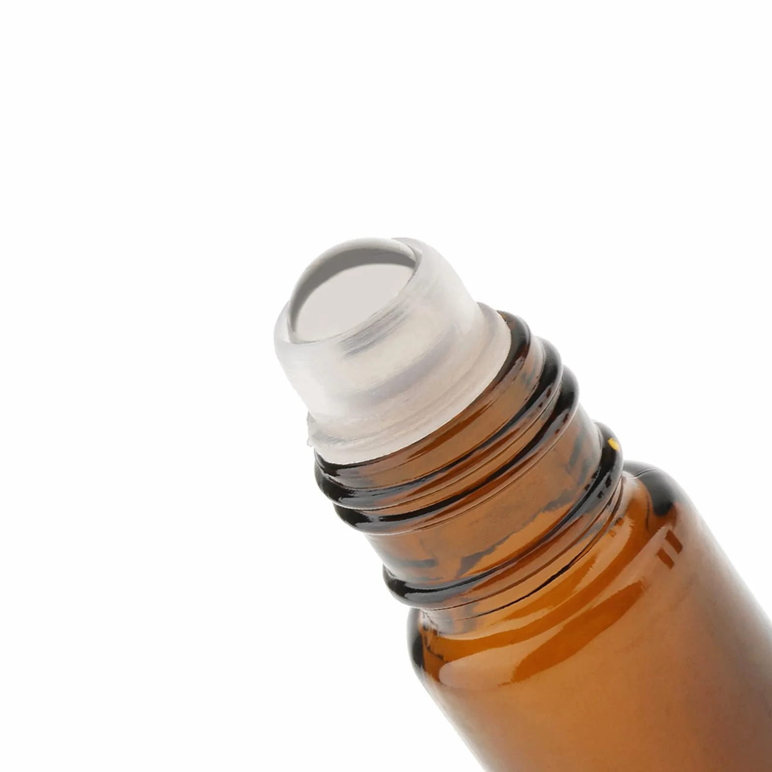 Topsky 24 Pezzi 5ml roll on vuoto per oli essenziali, Bottiglie vuote in Vetro Roll-on con Rullo in Acciaio Inox, per Oli Essenziali, lozioni, profumi, Marrone