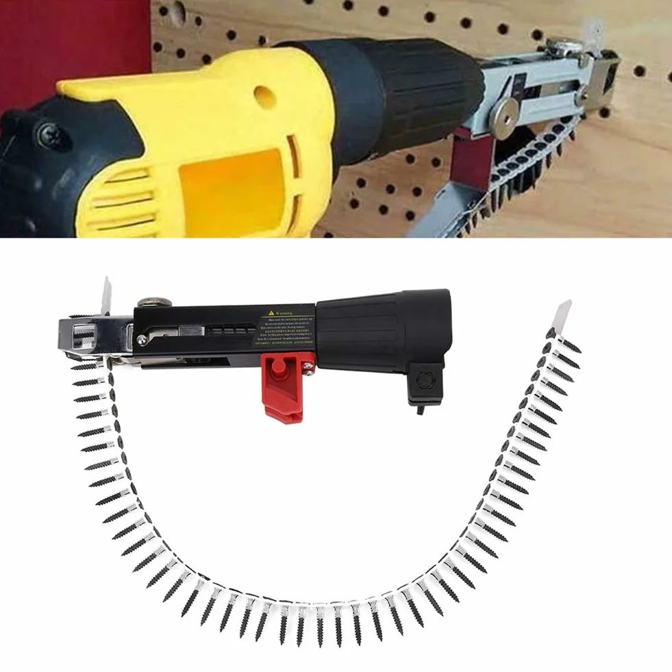 Pistola sparachiodi a Catena Automatica Trapano Elettrico Utensili per Legno Set per Cartongesso