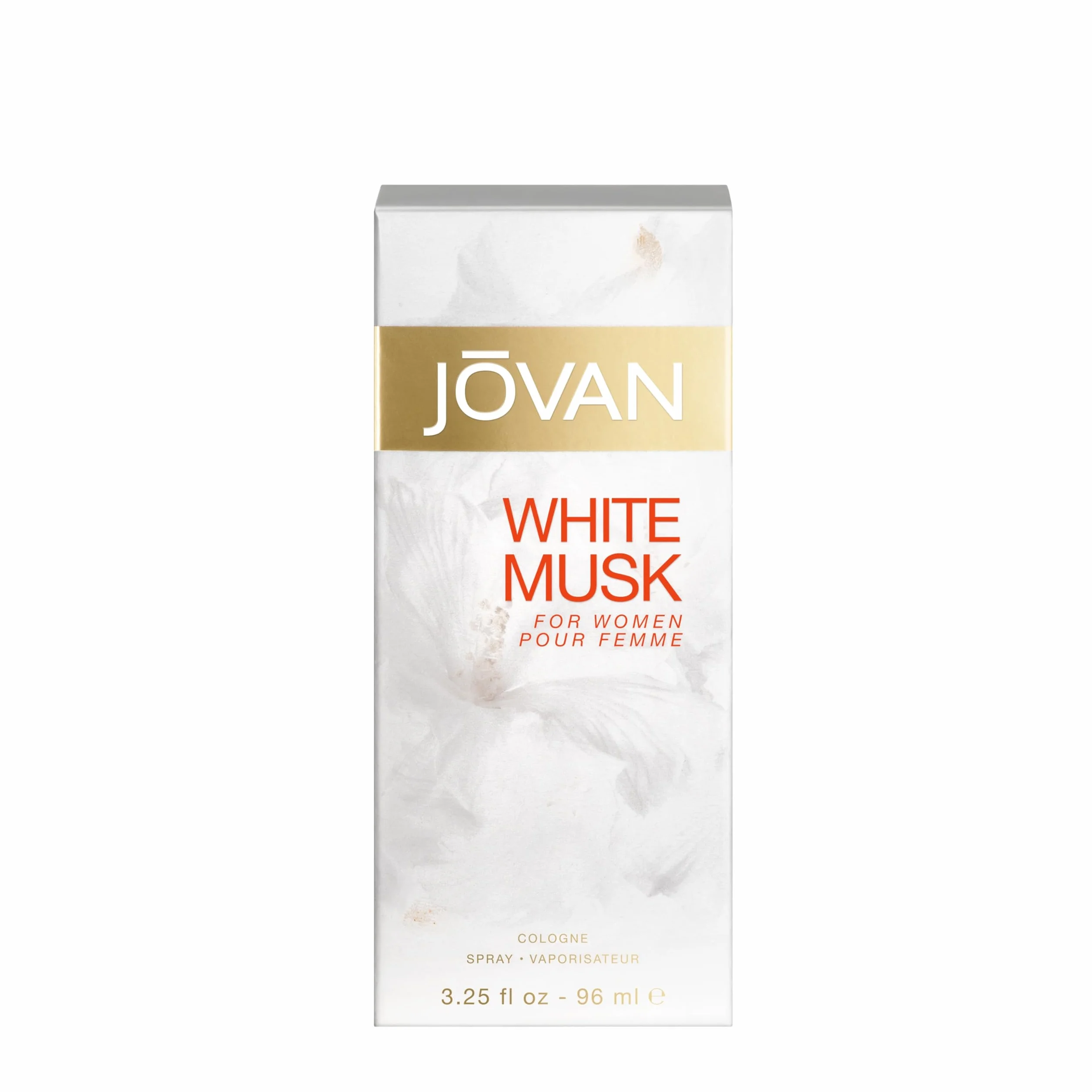 Jovan White Musk, Eau de Cologne Spray, Colonia avvolgente per Donna, 96 ml