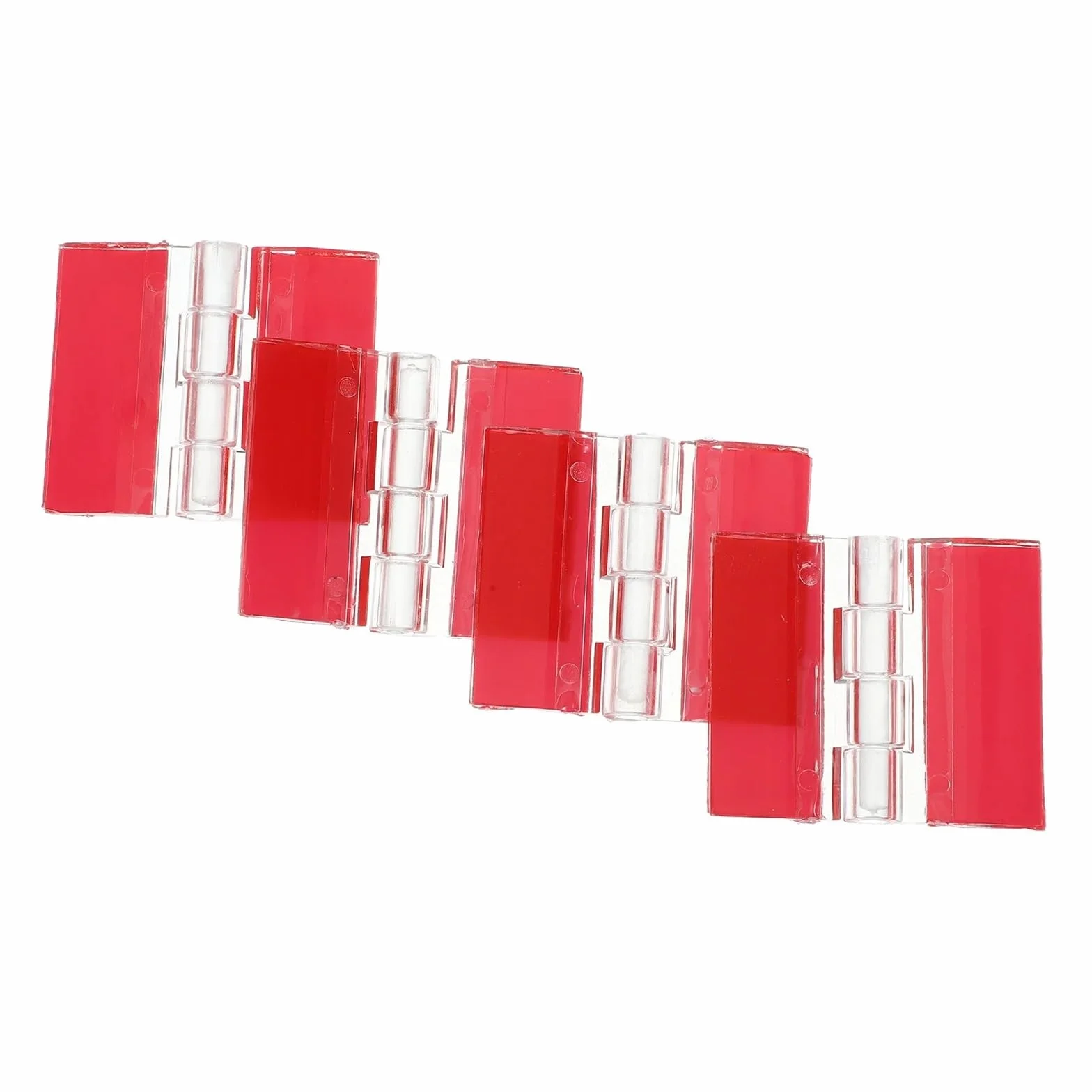 Cerniere autoadesive acriliche 4 pezzi ricambio 3.50x3.00x0.50cm flessibili multifunzionali