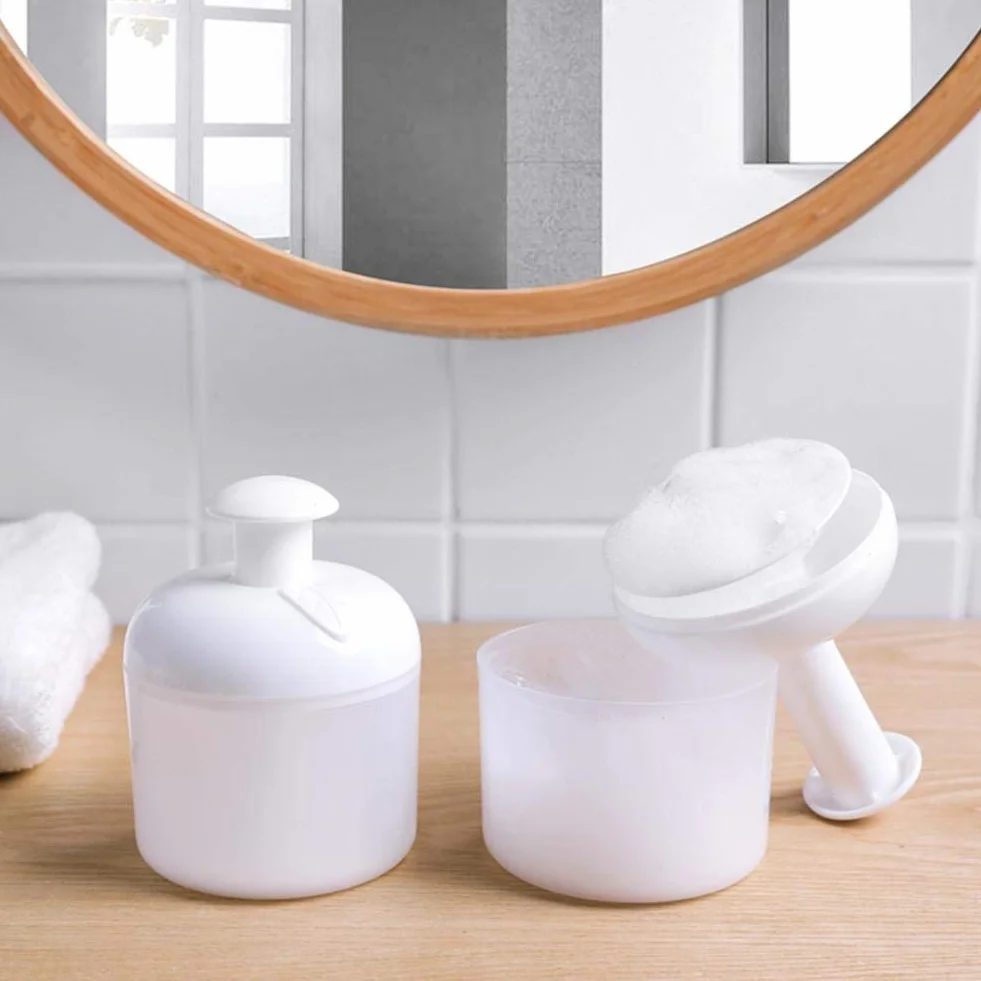DEWIN Foamer per Il Viso, Creatore di Bolle di Schiuma Foam Maker Detergente Portatile Tazza di Schiuma di Gel Doccia Face Clean Tool Bubble Foamer