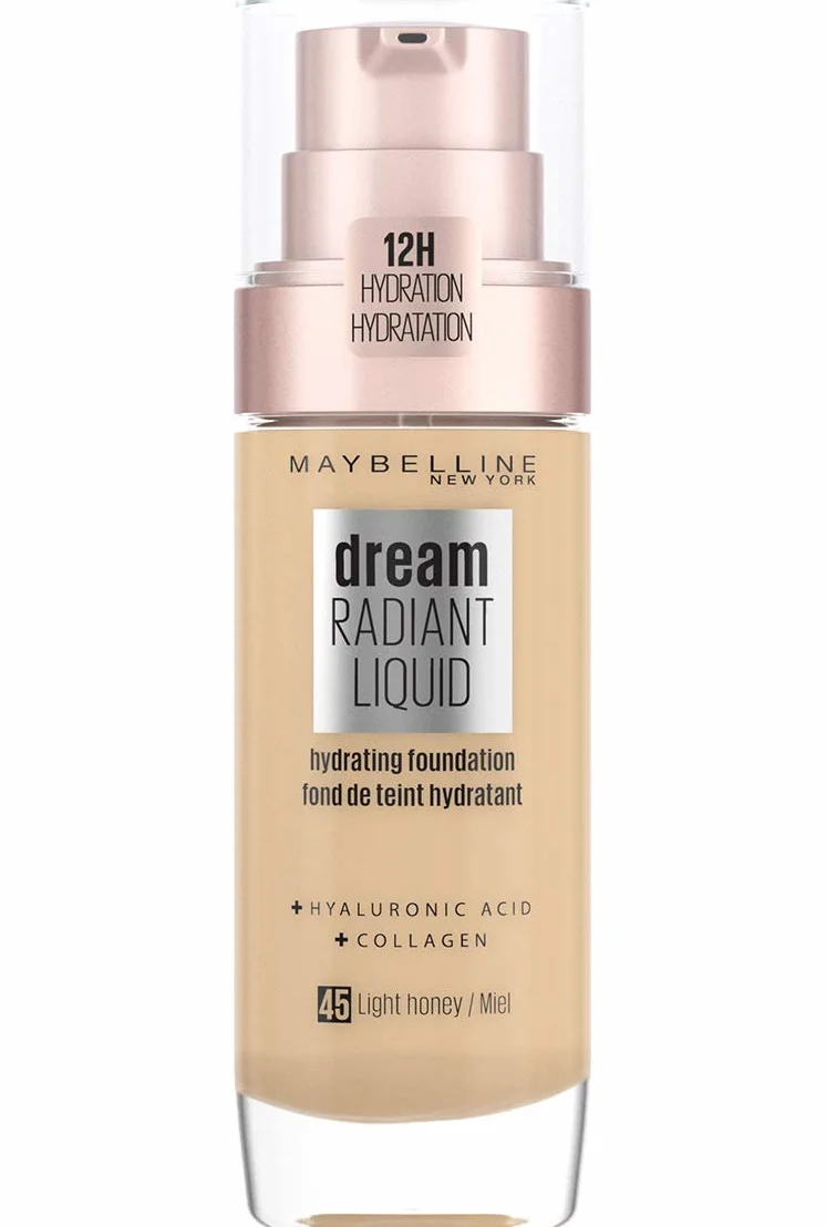 Maybelline New York Dream Satin Fondotinta Liquido, 45 Miel