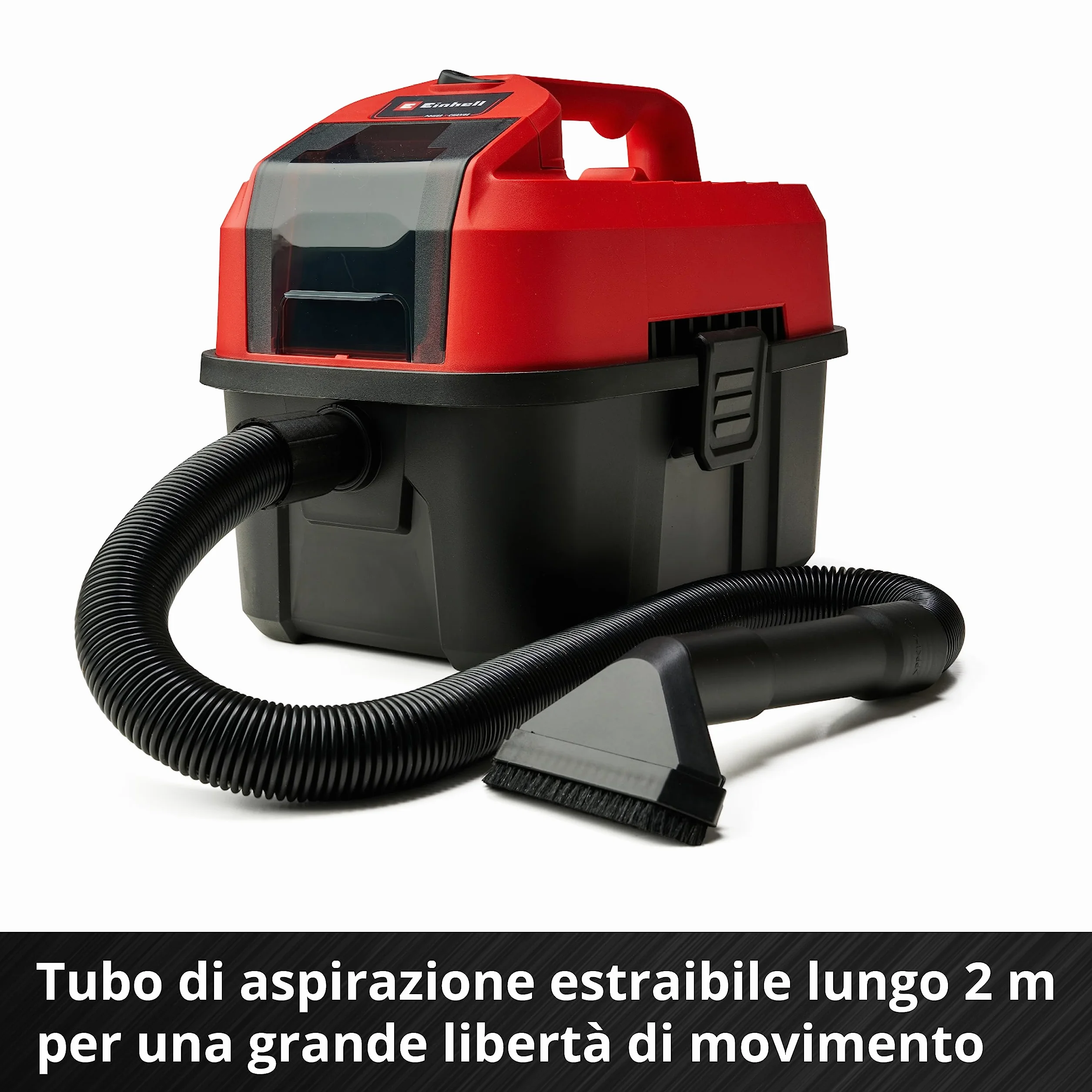Einhell TE-VC 18/10 Li-Solo Power X-Change Aspirasolidi e liquidi 10 L 2 m