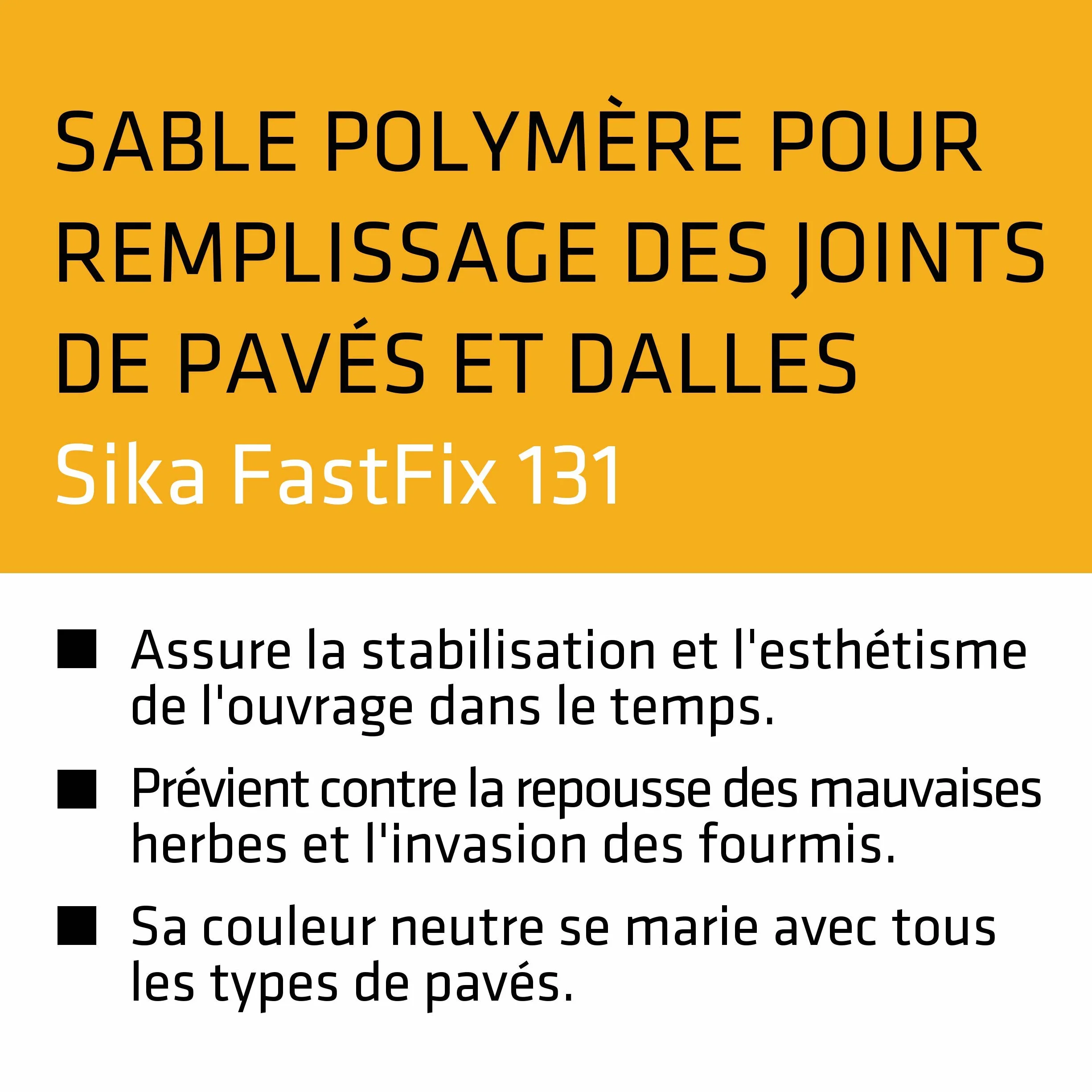 Sika FastFix 131 Sabbia polimerica 20 kg riempimento giunti pavimentazione