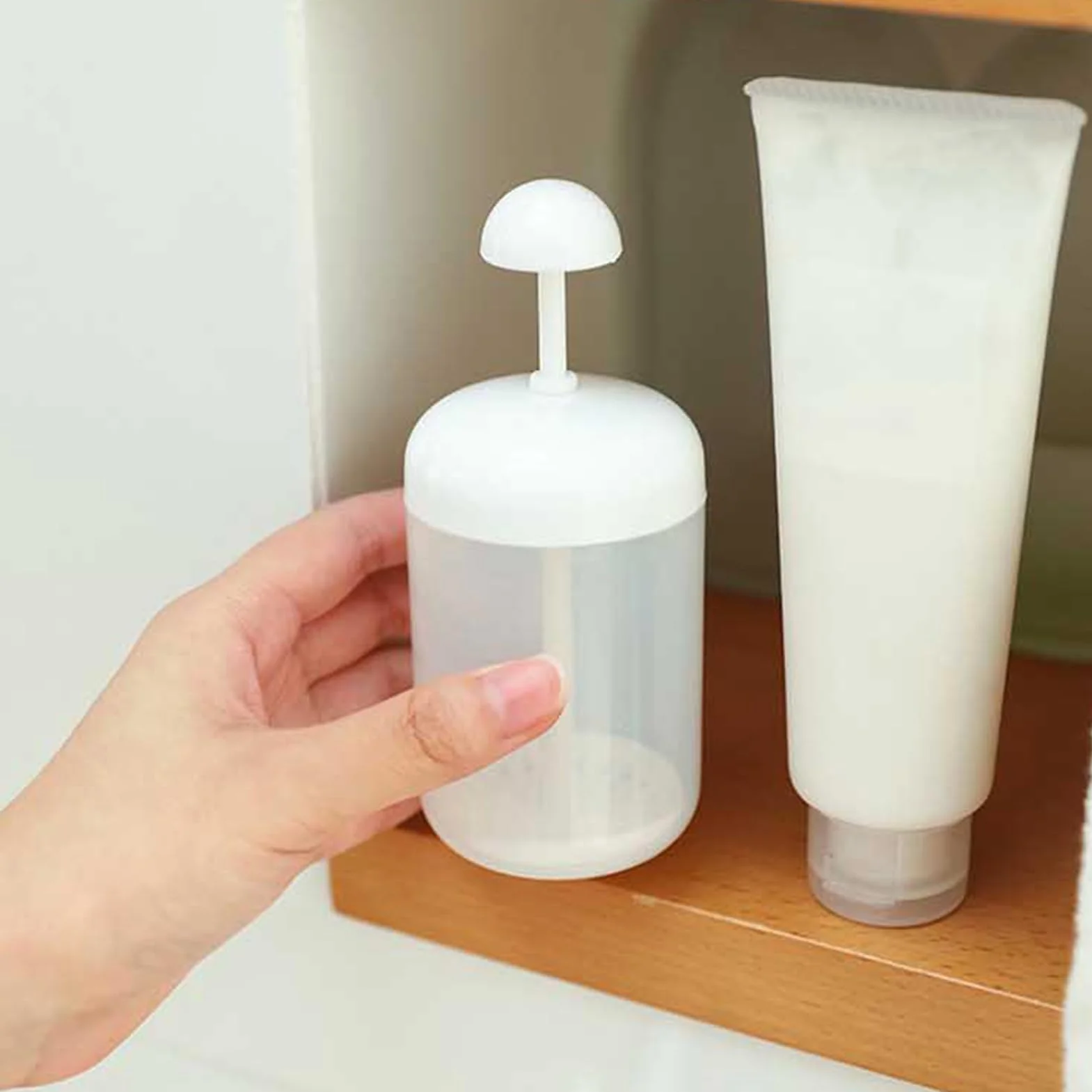 Creazione di Schiuma Detergente Viso,Detersione Delicata Portatile per la Pelle - Schiumatore Viso con Bolle per Detergente,per Uomo Donna Ragazze Adolescenti Casa Bagno Giornaliera Palestra Viaggio