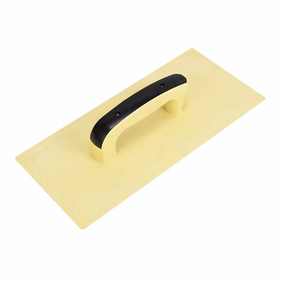 Strumento per lisciare cartongesso con lama in plastica, manico ergonomico, spazzola per stucco da parete, Dur(ROSSO)