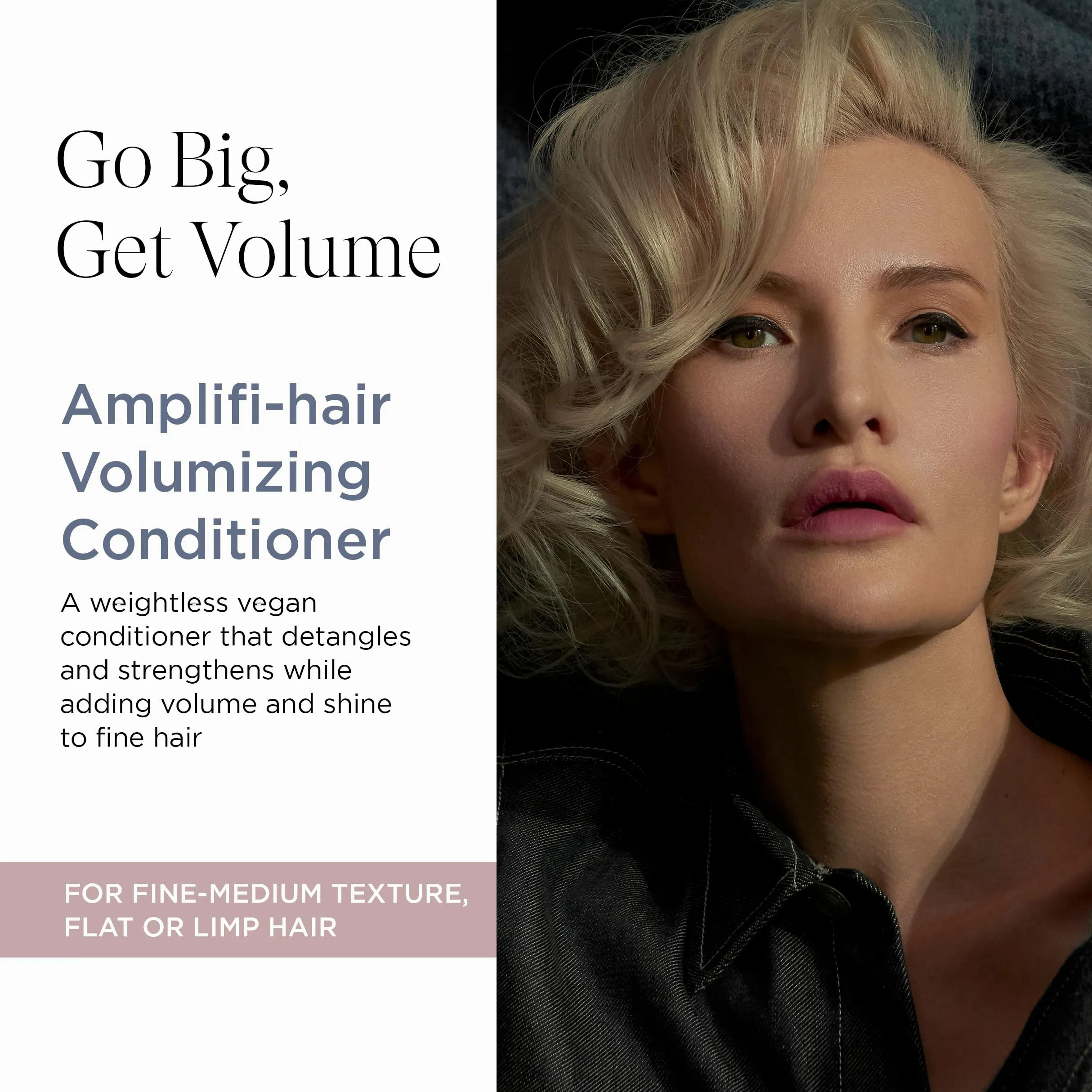 Intelligent Nutrients Amplifi-hair, balsamo volumizzante idratante leggera e districante per capelli fini, formula condizionante vegana, 8 oz