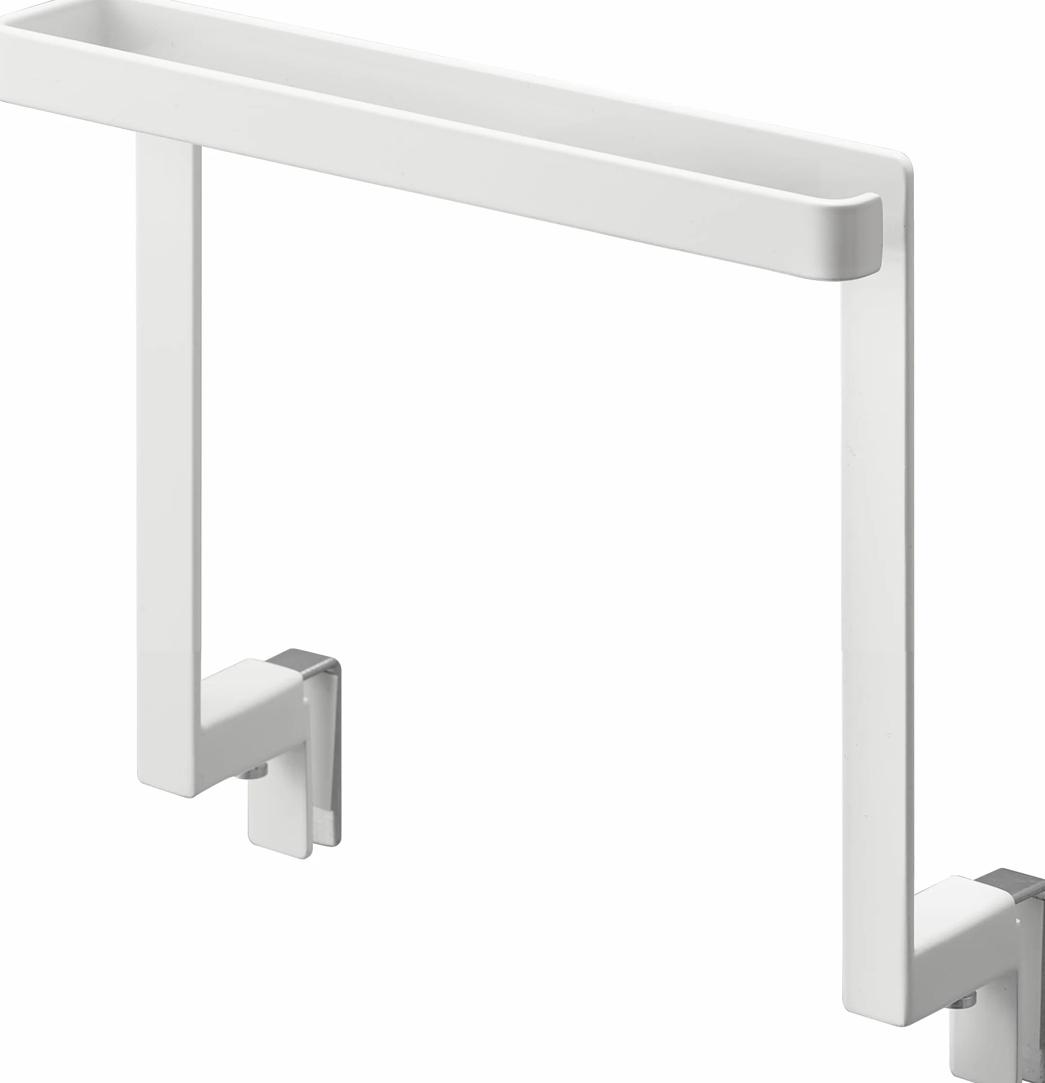 Yamazaki 1590 TOWER Floating Towel Hanger White Steel 20 x 910 x 19.5 cm