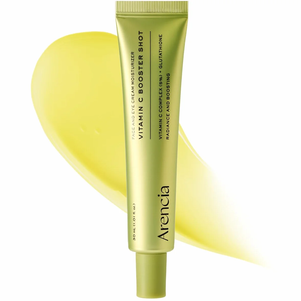 Arencia Vitamina C Booster Shot Siero con glutatione, niacinamide e vitamina E per pelle radiosa, 29,9 ml