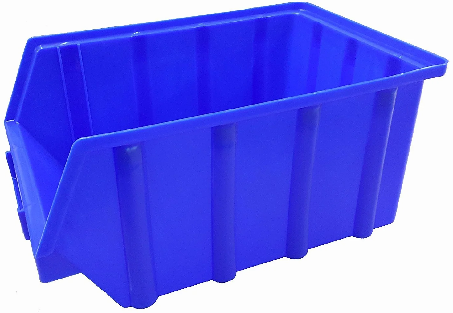 Scatole portaoggetti impilabili blu 4 pezzi 222 x 340 x 157 mm