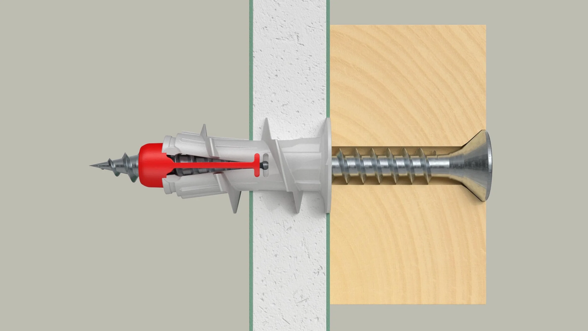 Fischer DuoBlade 40x Tasselli Autoforanti per Cartongesso